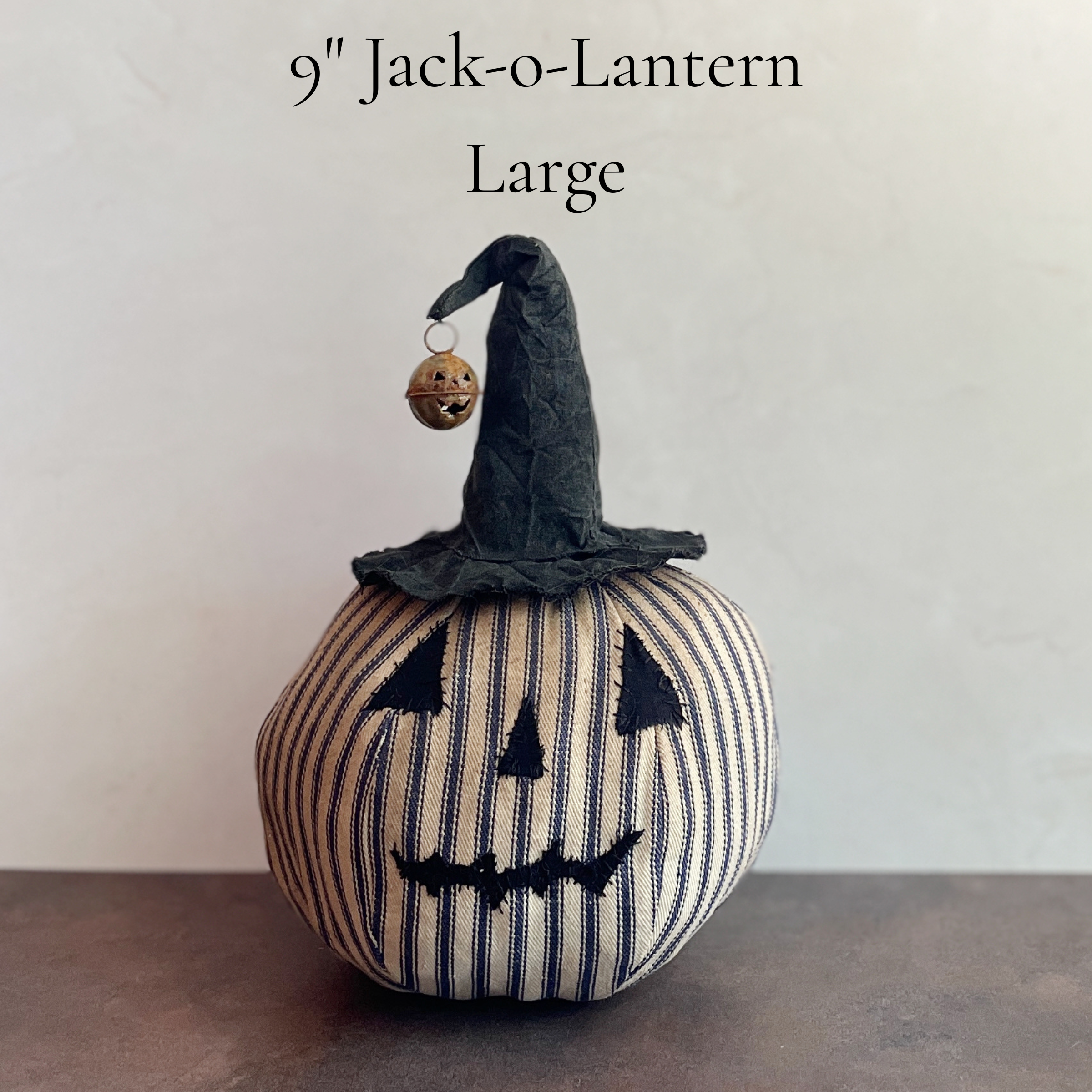 Handmade Halloween Primitive Pumpkin Jack-o-Lanterns