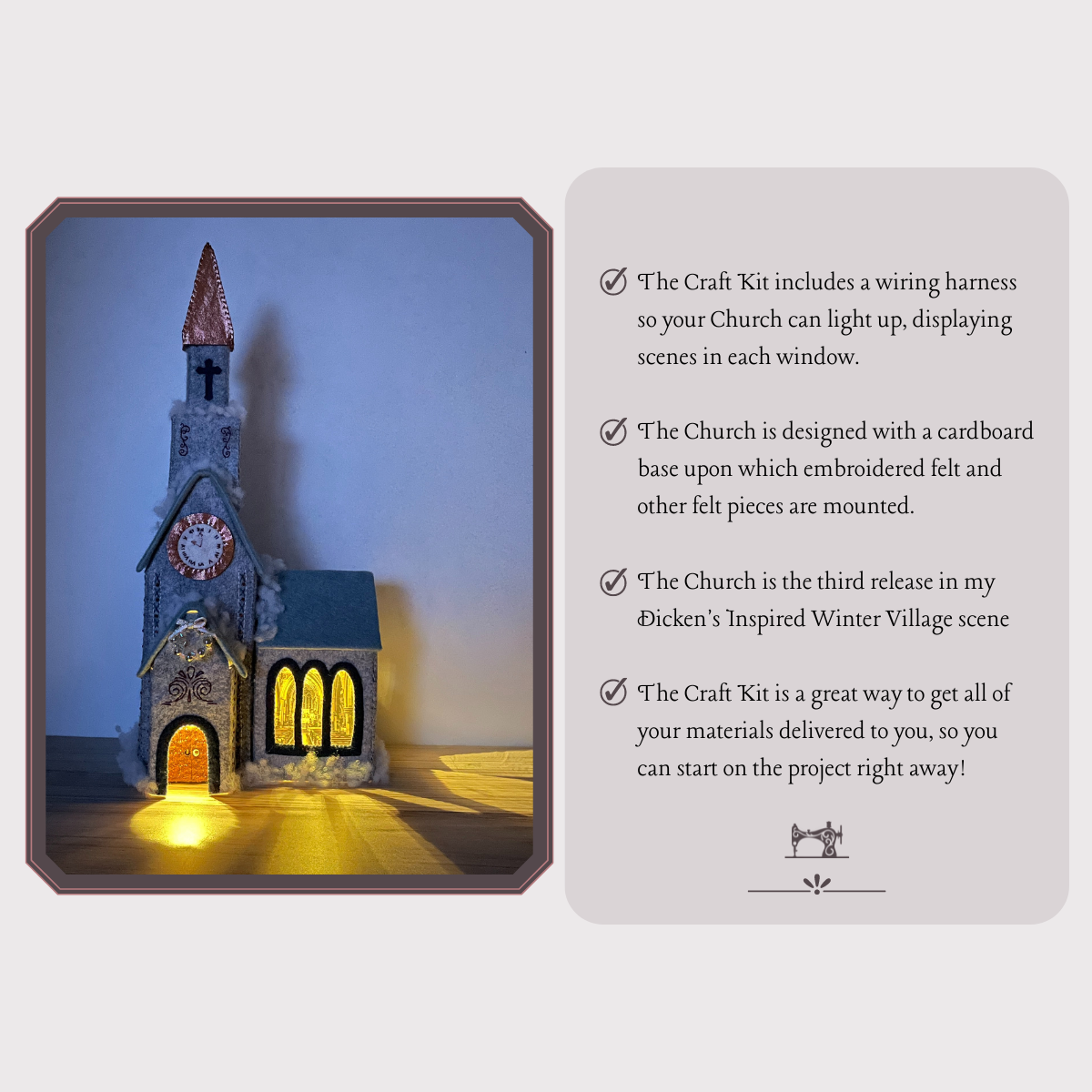 A Dickens Village: The Church Craft Kit