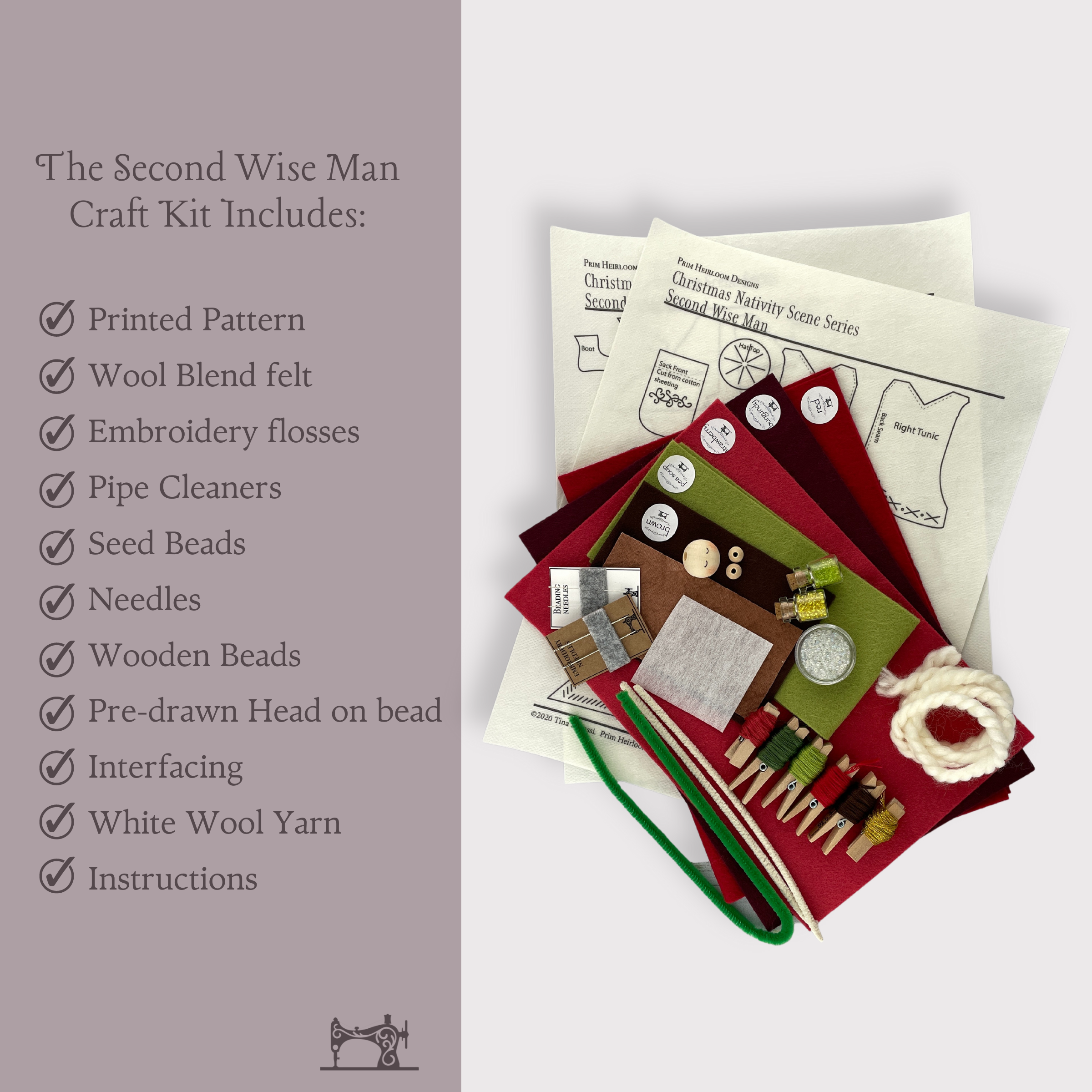 Christmas Nativity Series Second Wise Man Craft Kit