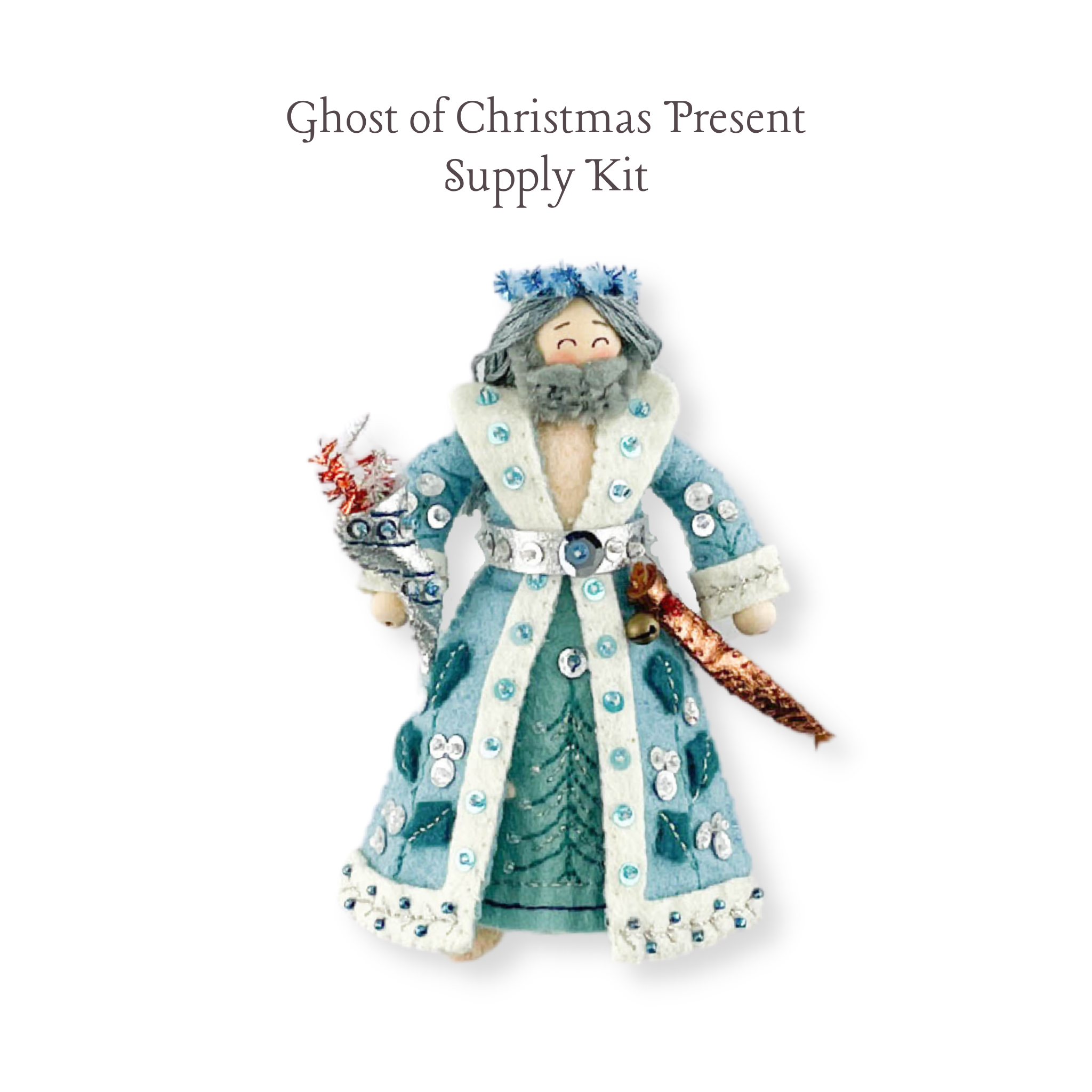 Ghost of Christmas Present Craft Kit Frosty Blues
