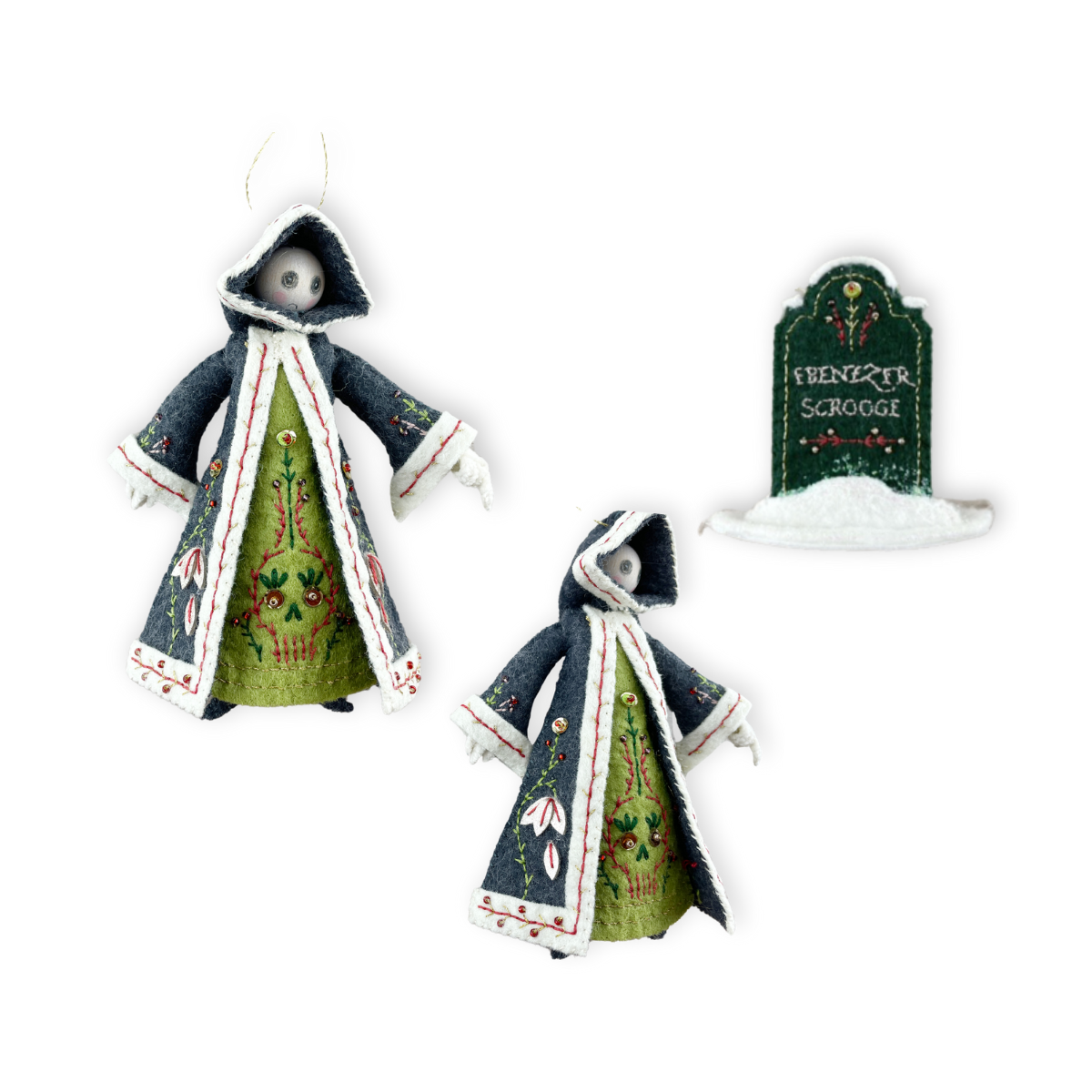 Ghost of Christmas Yet to Come Craft Kit Cranberry Red