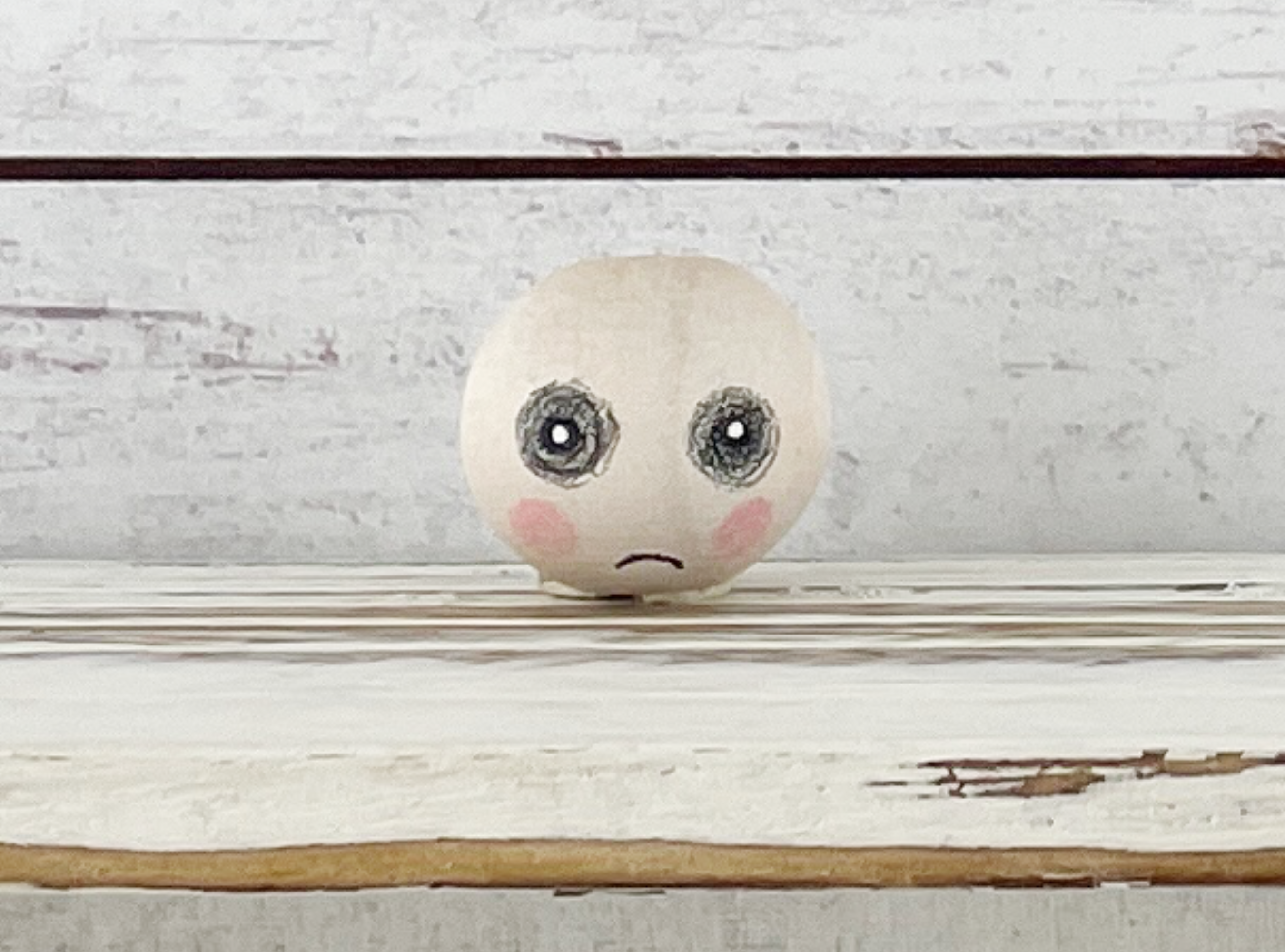 Ghost of Christmas Yet to Come Ebenezer Series Wooden Heads 20mm
