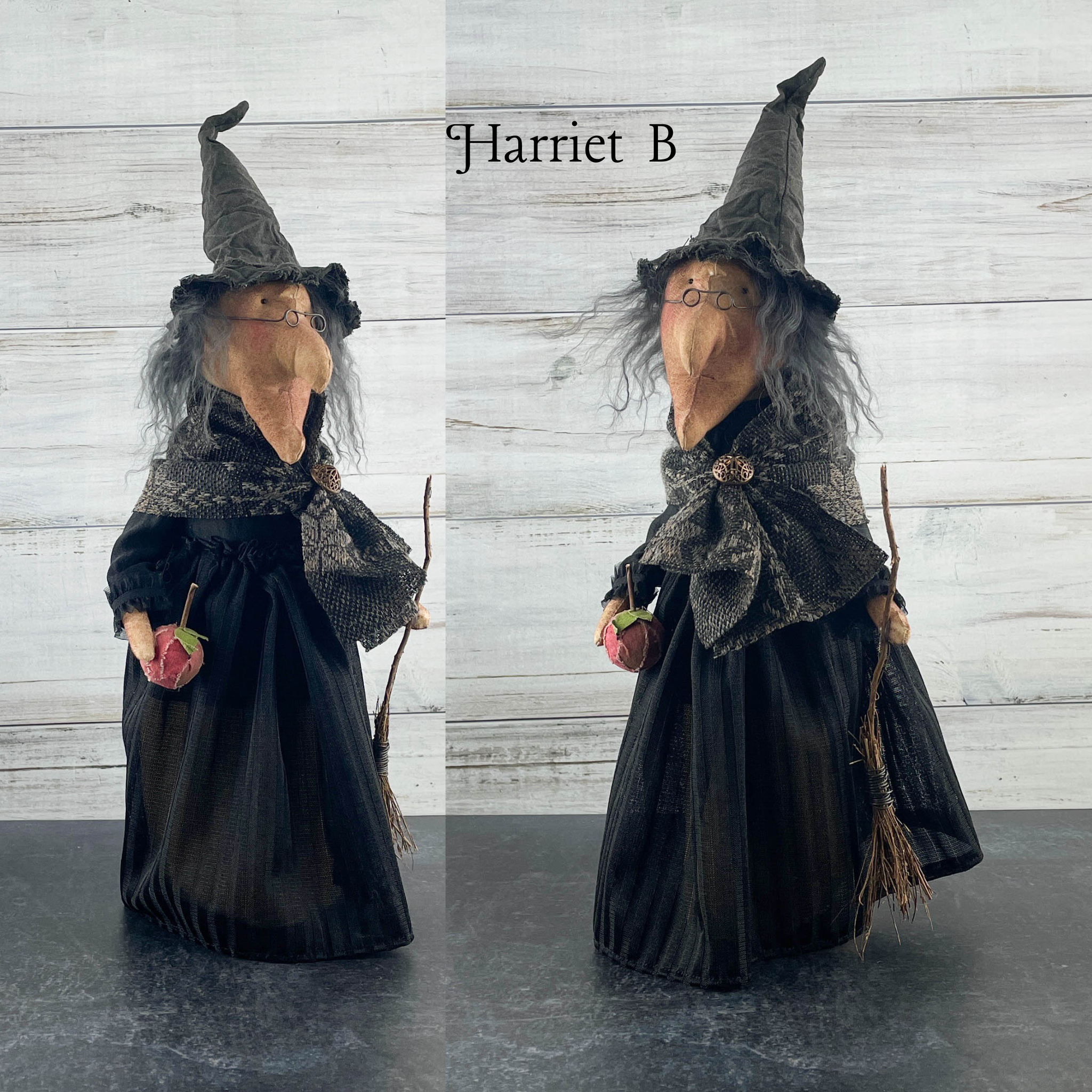 Harriet Hollows, Handmade Halloween Witch Doll