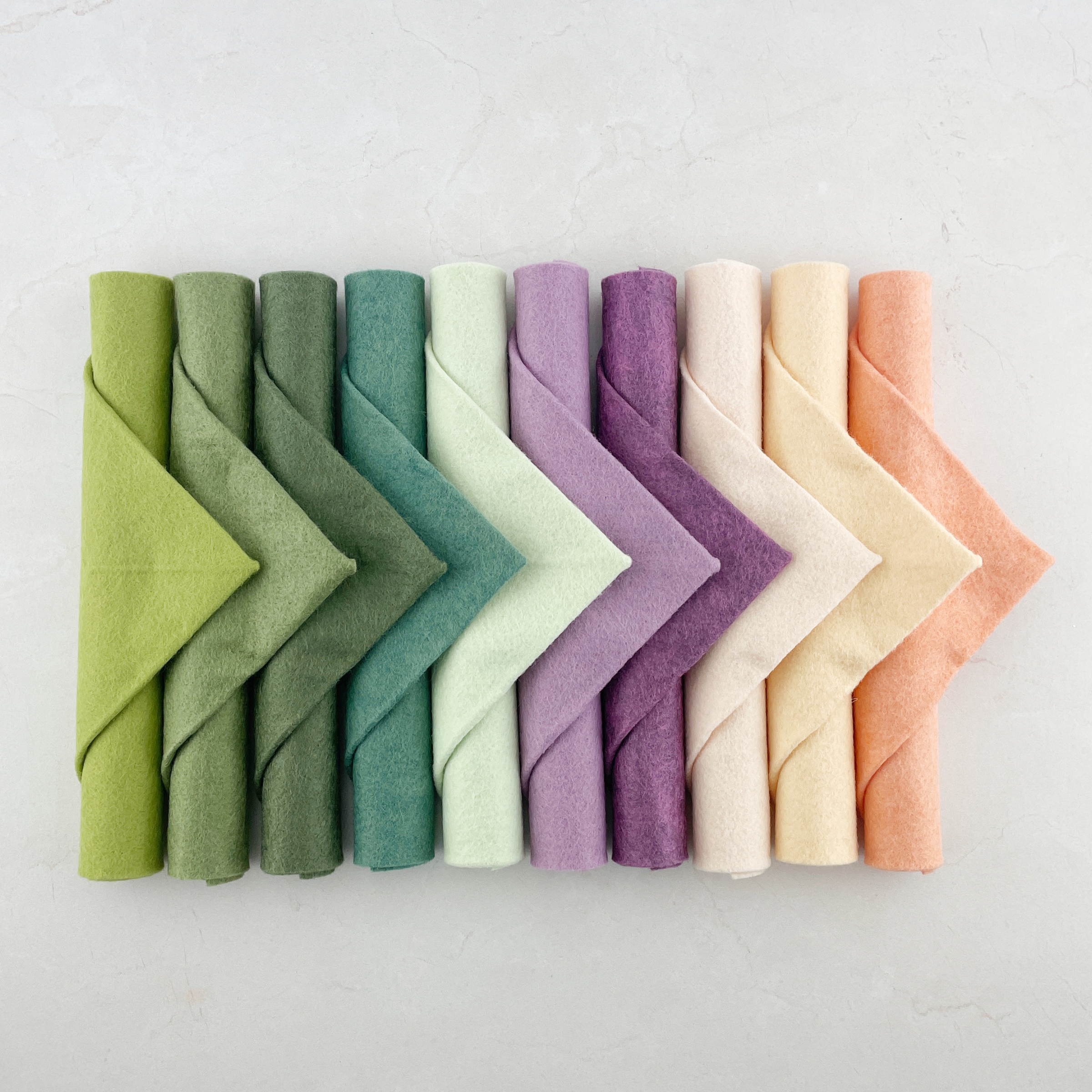 In Bloom Palette Curated Wool Blend Felt Bundle