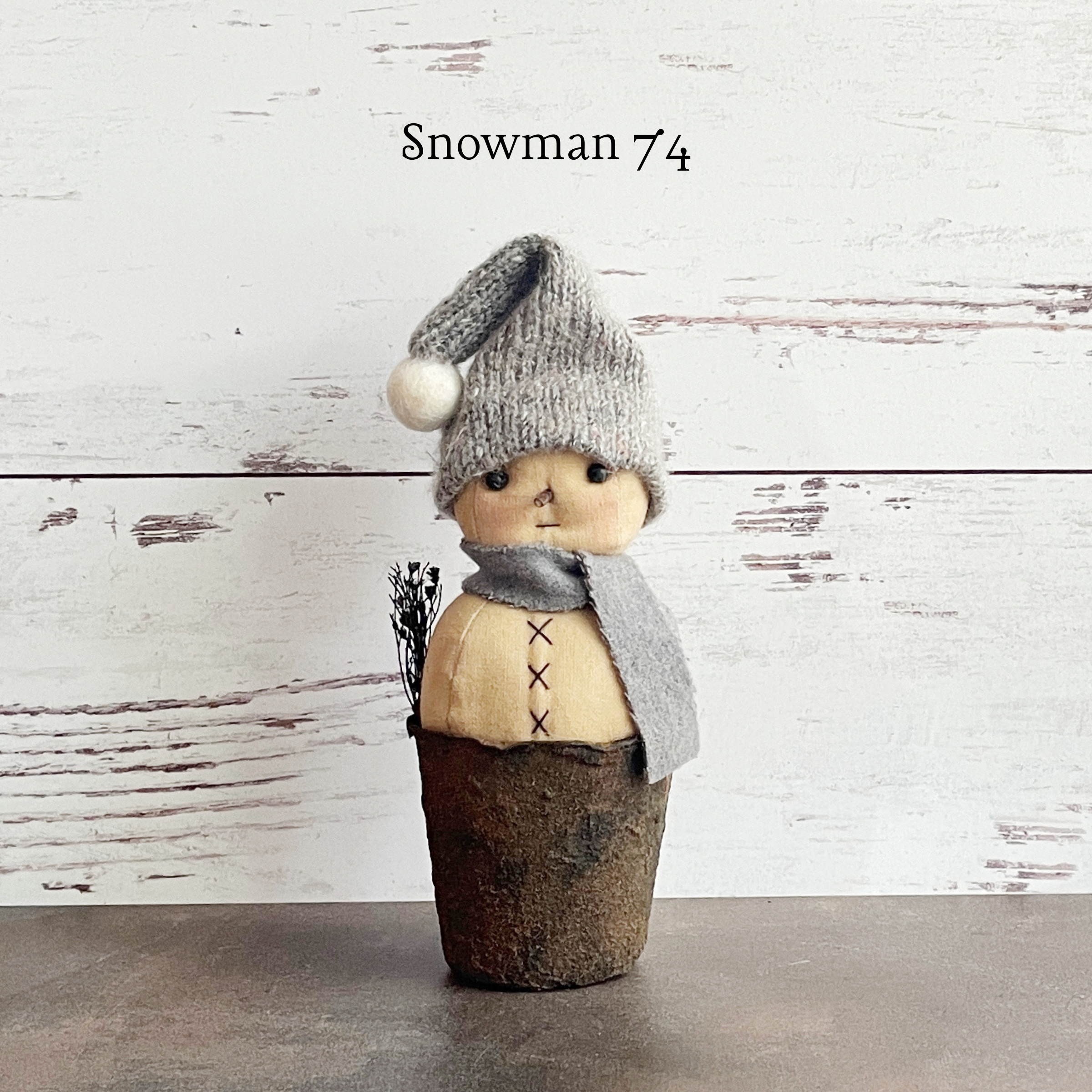 Rustic Little Snowman