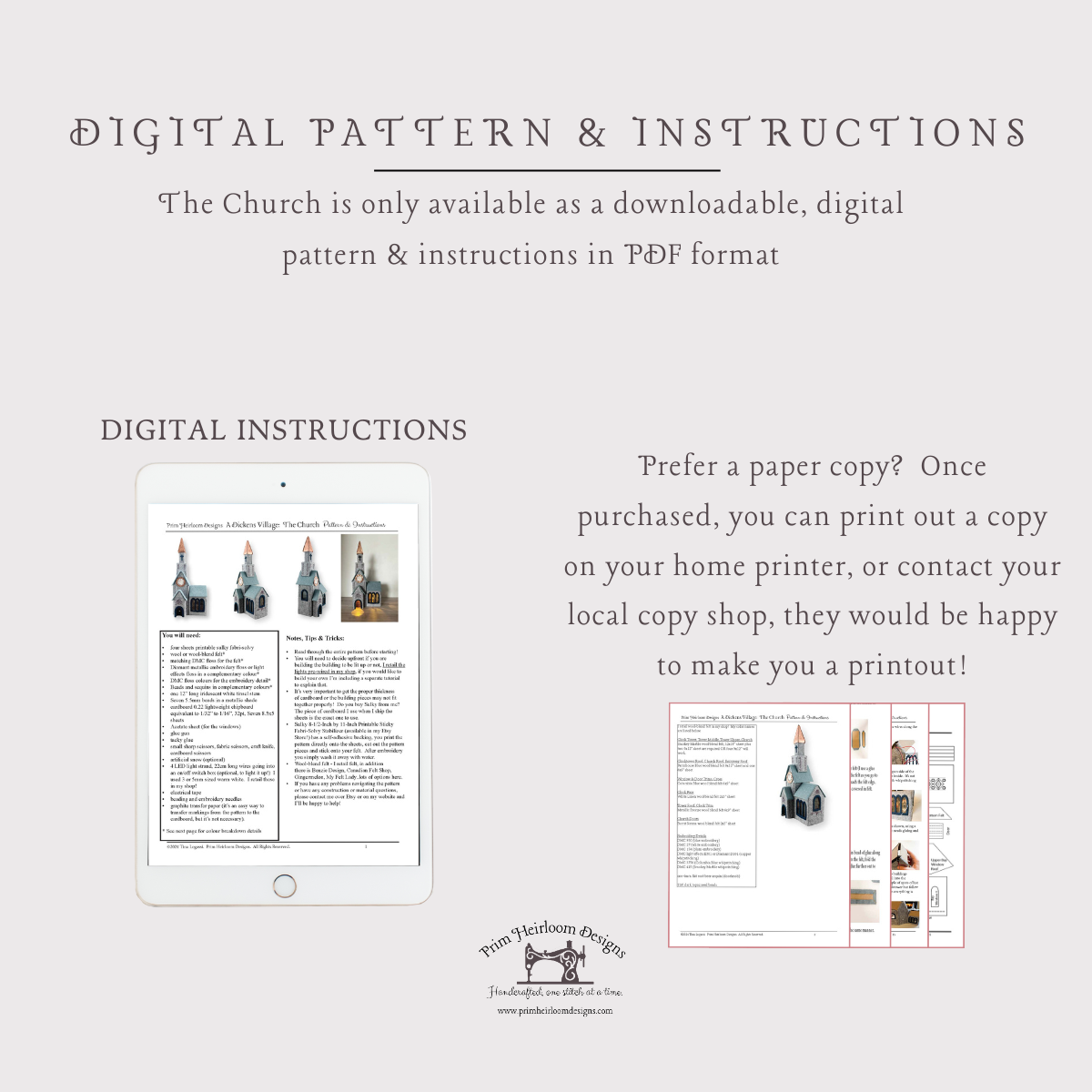 A Dickens Village: The Church Craft Kit