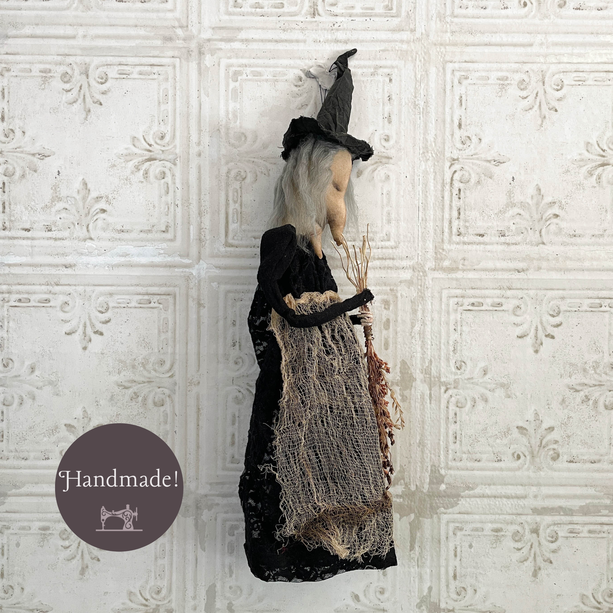 Primitive Witch Door or Wall Hanger