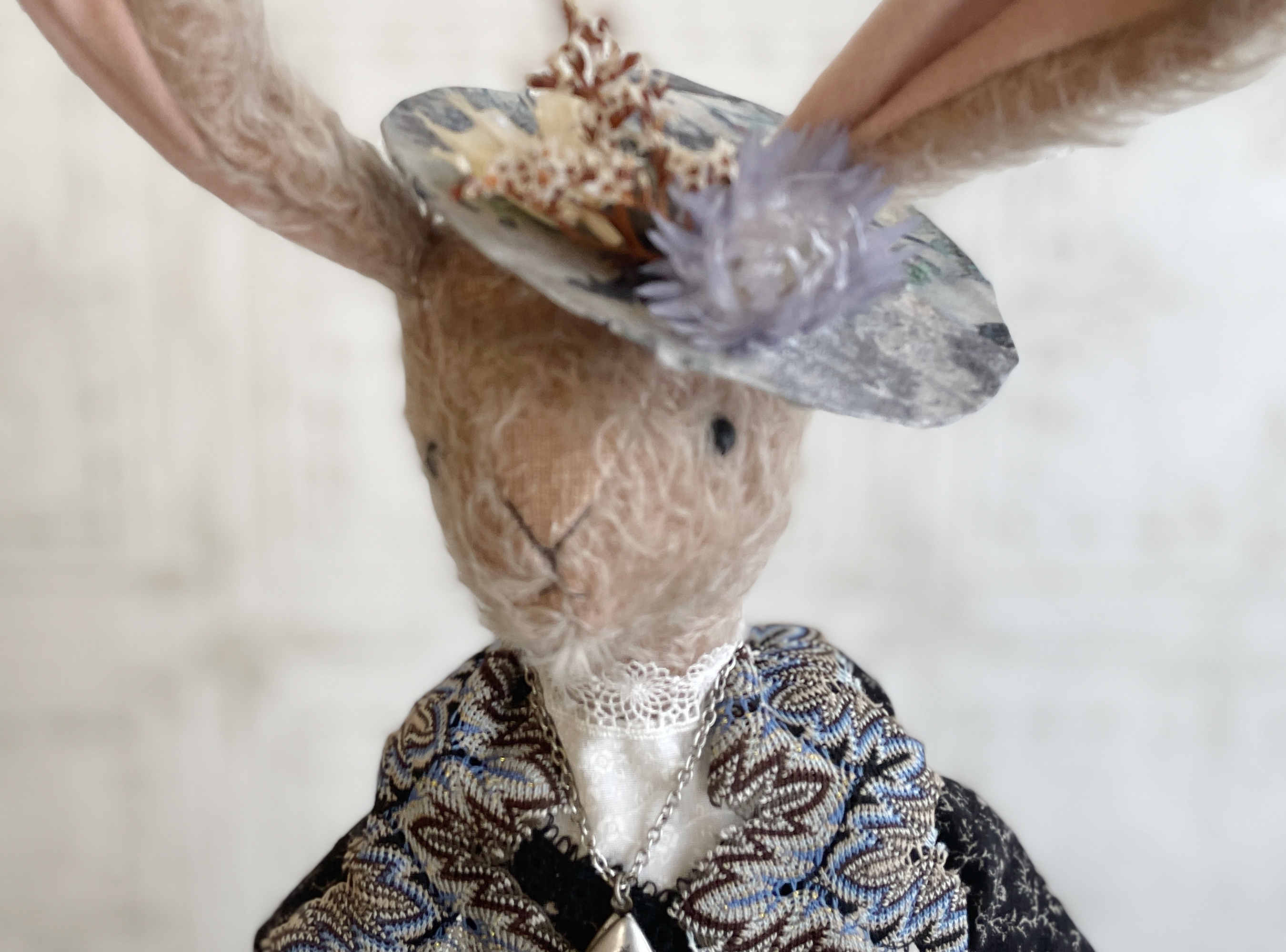 One of a Kind Handmade Bunny Doll Amélie
