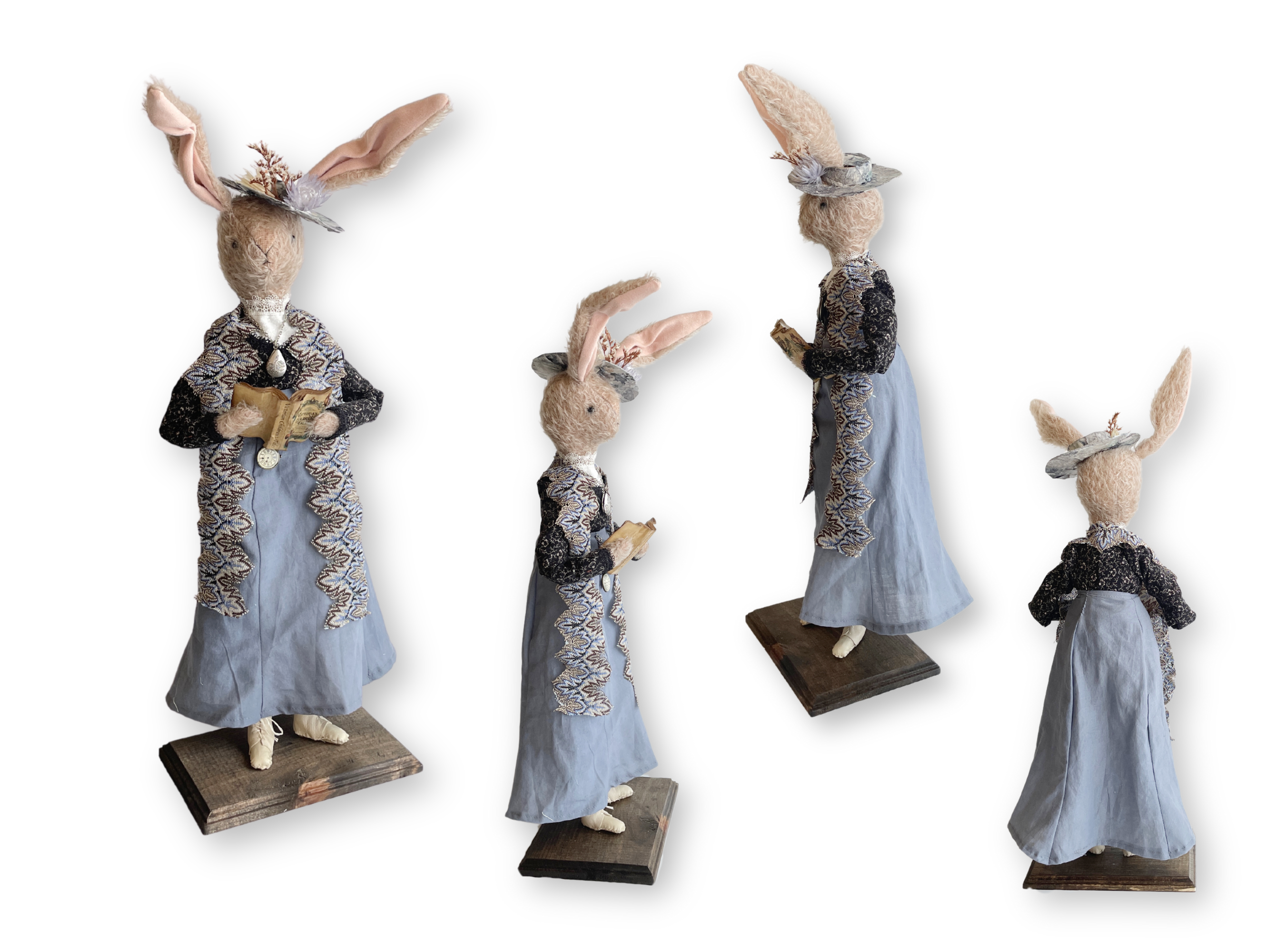One of a Kind Handmade Bunny Doll Amélie