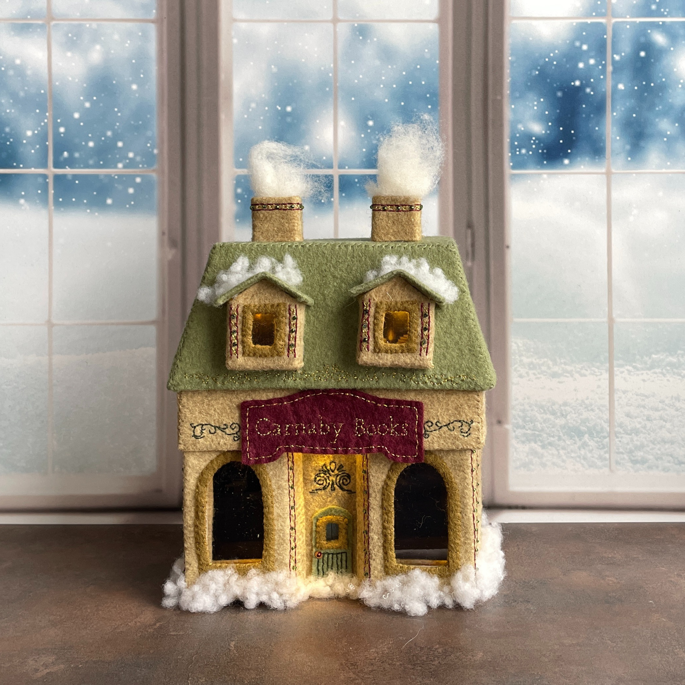 A Dickens Village: The Book Shoppe PDF Pattern