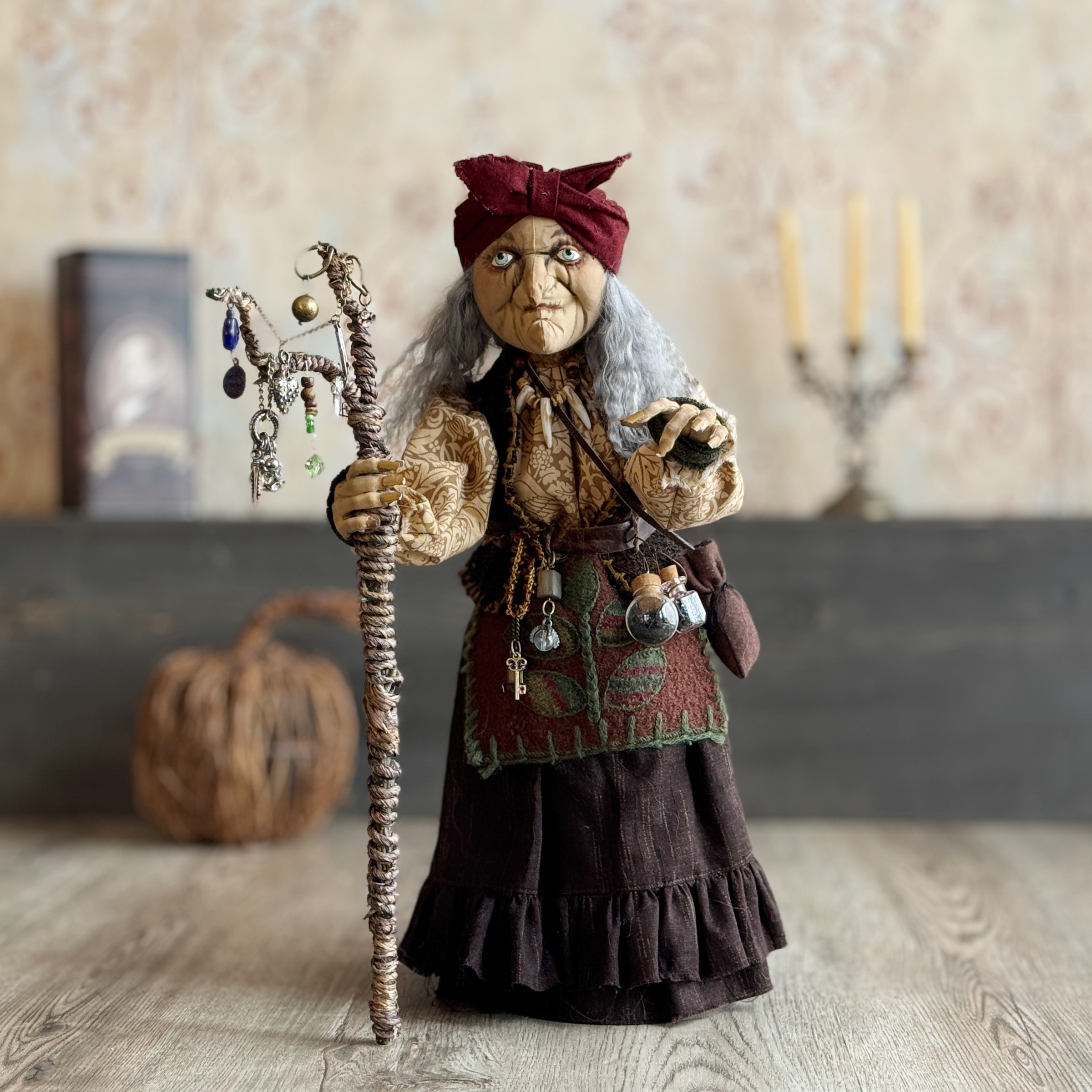 Old Hag of the Woods; a Woodland Witch or Gypsy Figure II