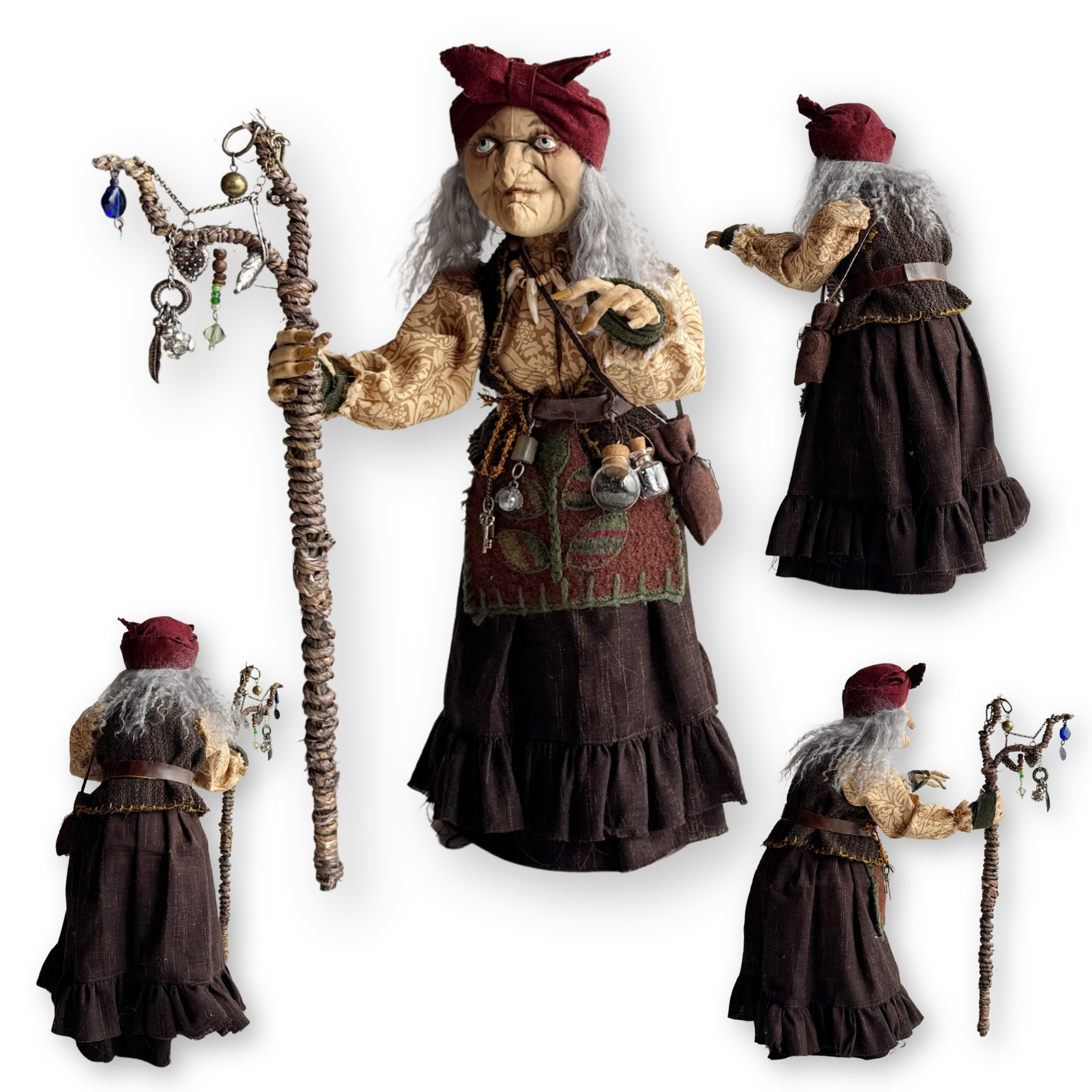 Old Hag of the Woods; a Woodland Witch or Gypsy Figure II