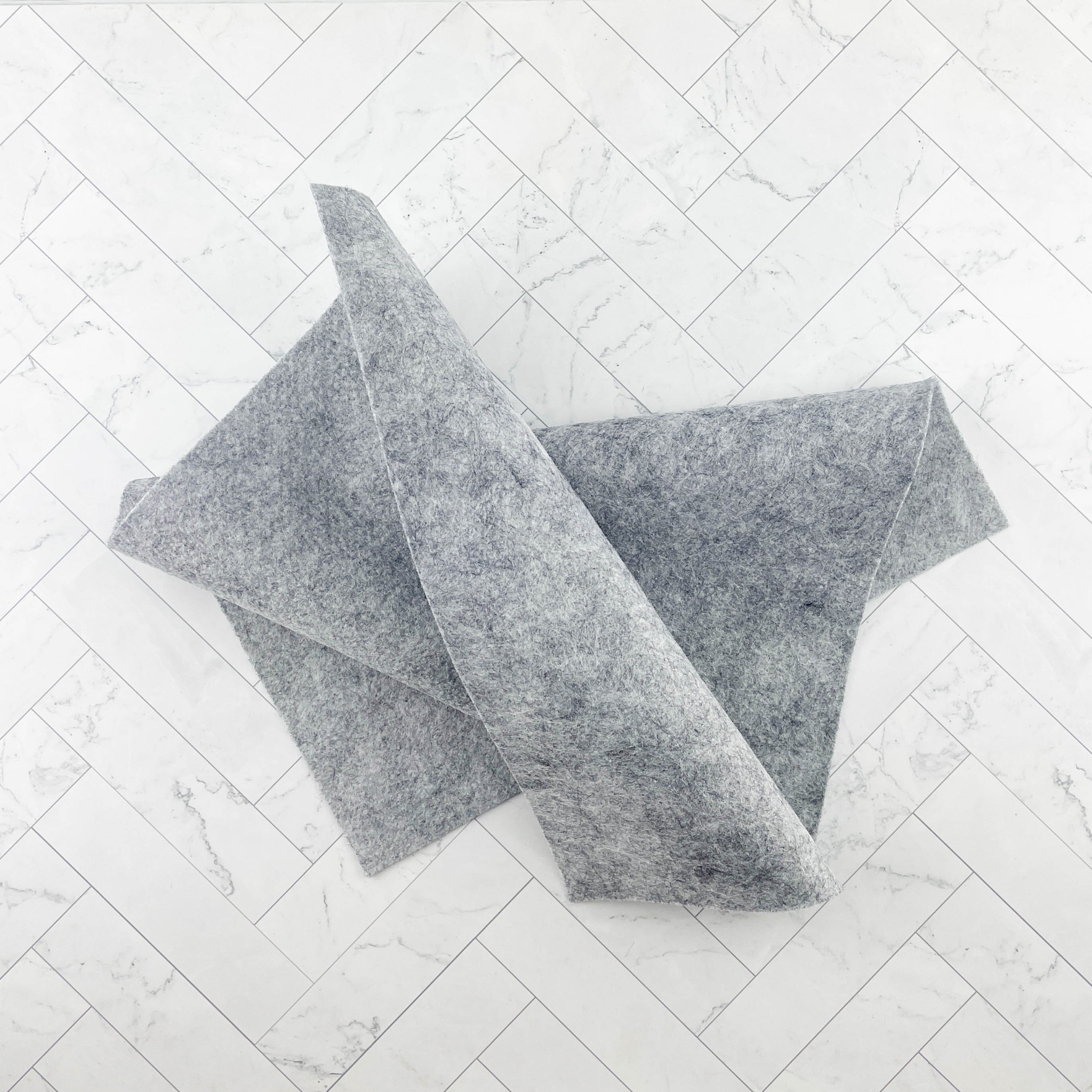Smokey Marble Wool Blend Felt