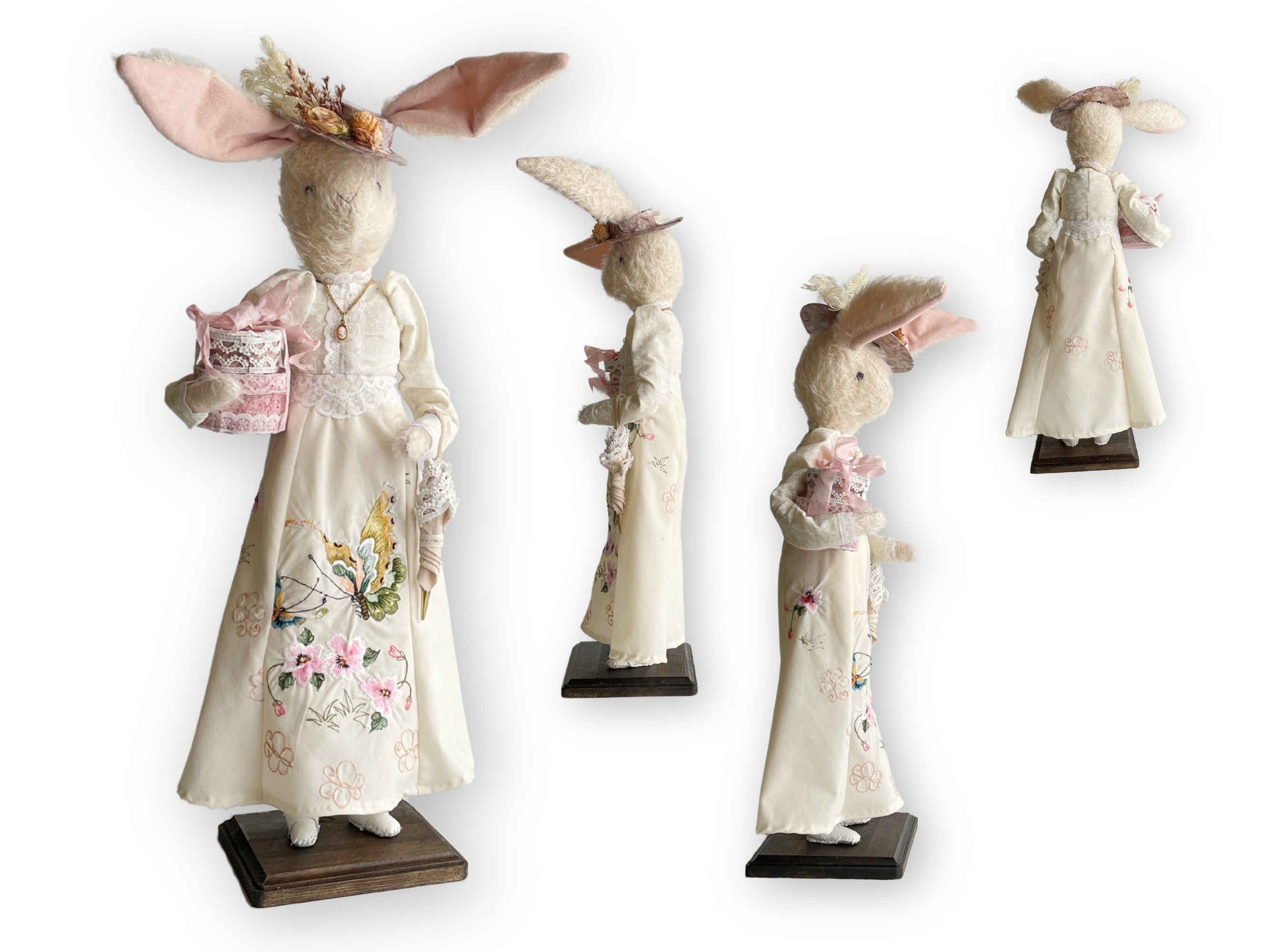 One of a Kind Handmade Bunny Doll Joséphine