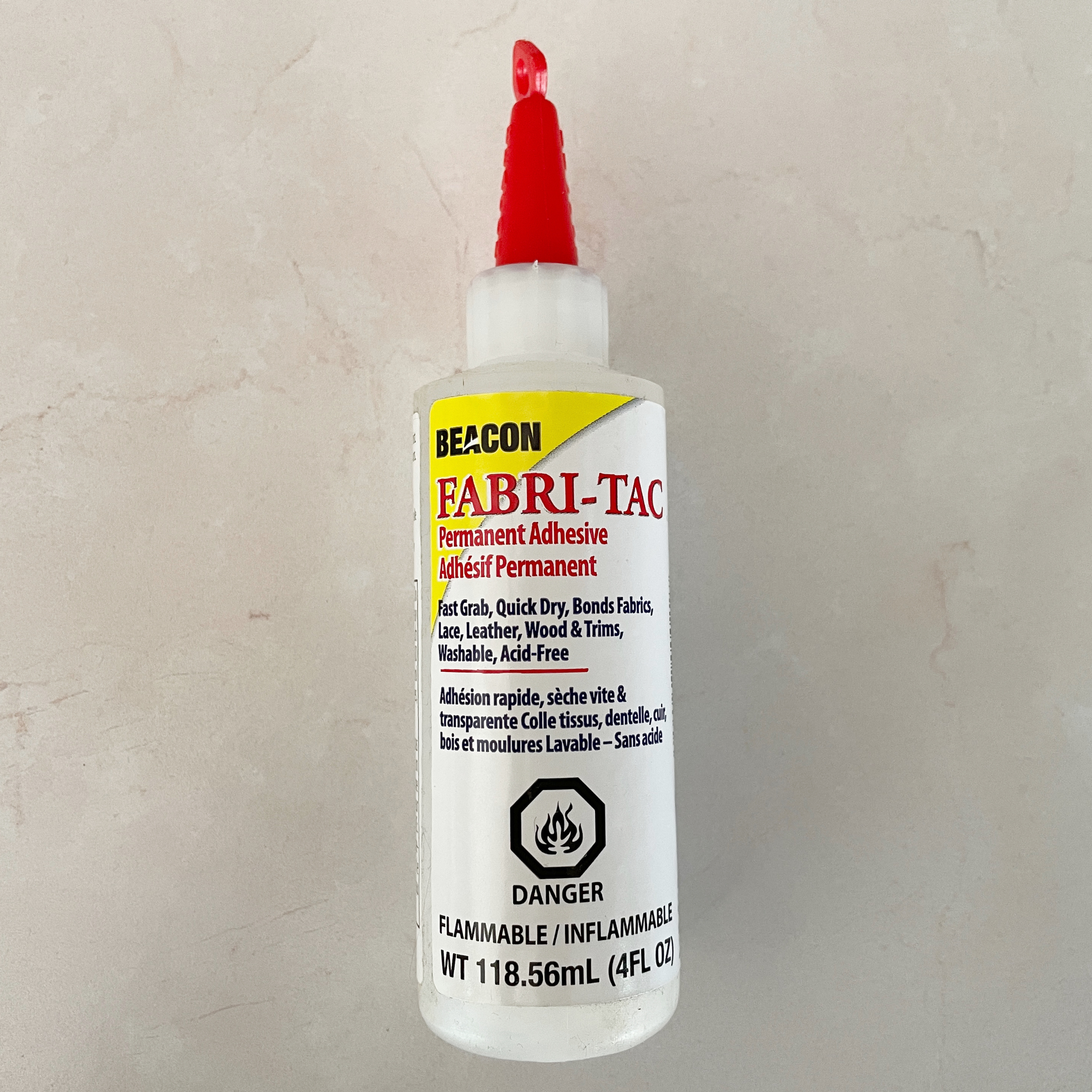 Beacon Fabri Tac Adhesive Glue 4oz