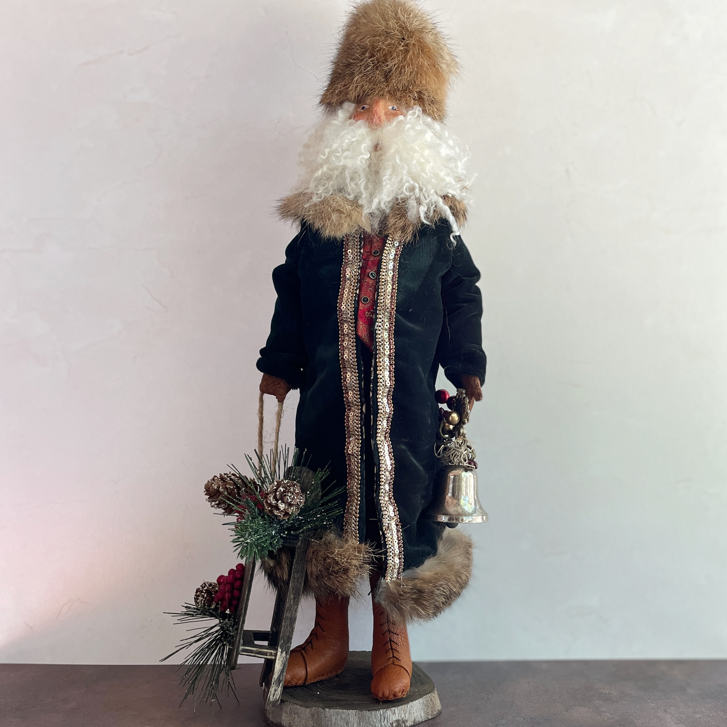 Slavic Santa with Fur Trim