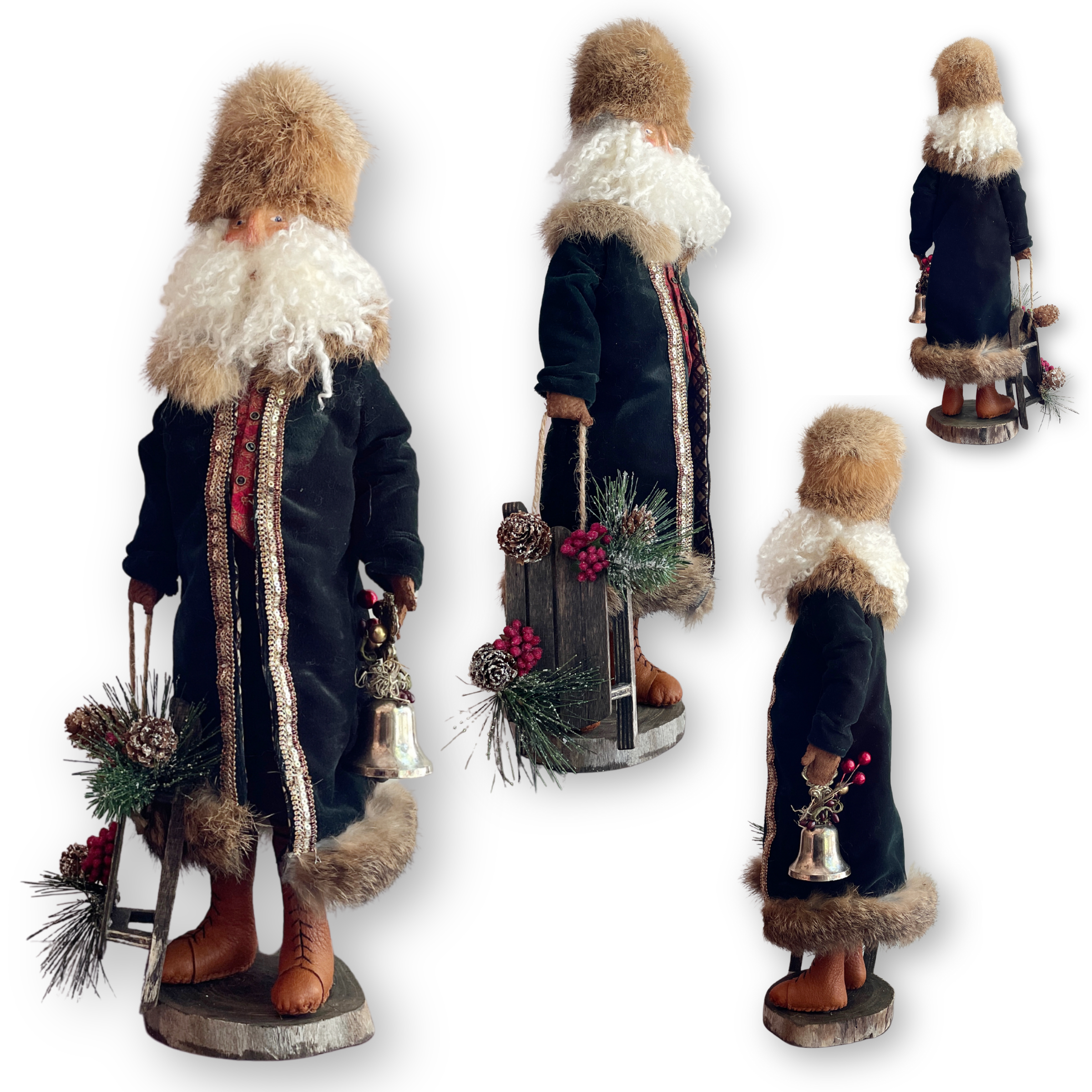 Slavic Santa with Fur Trim