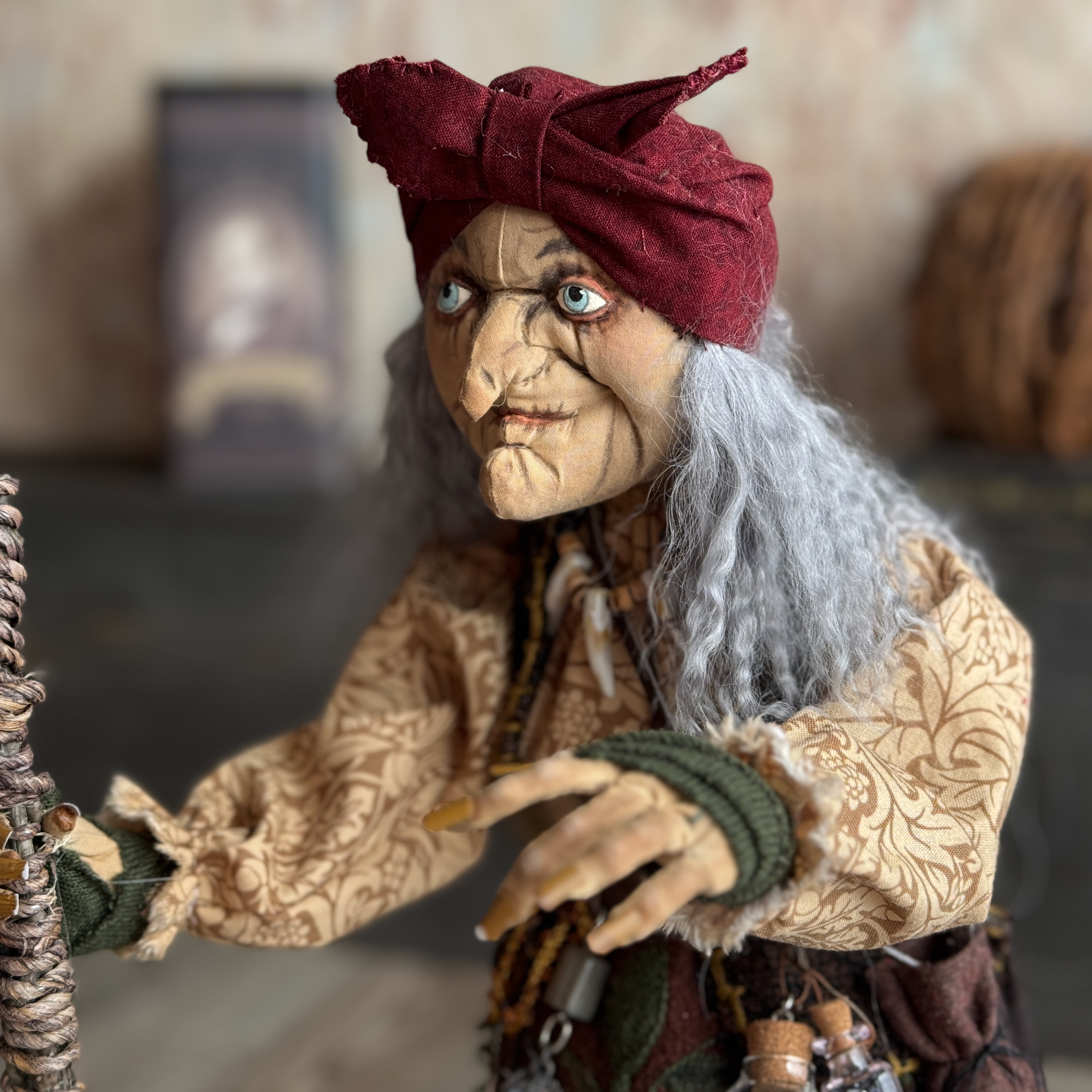 Old Hag of the Woods; a Woodland Witch or Gypsy Figure II