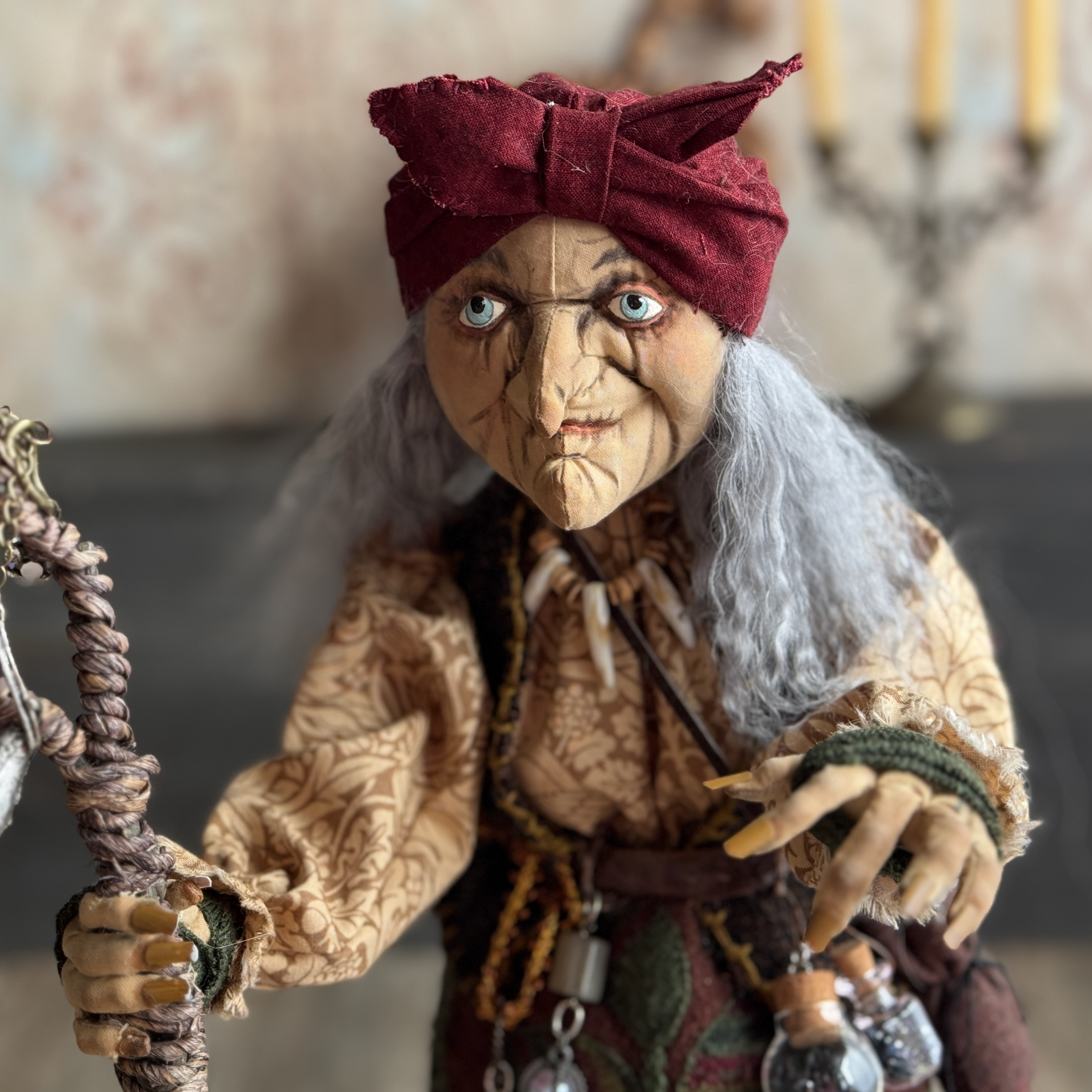 Old Hag of the Woods; a Woodland Witch or Gypsy Figure II