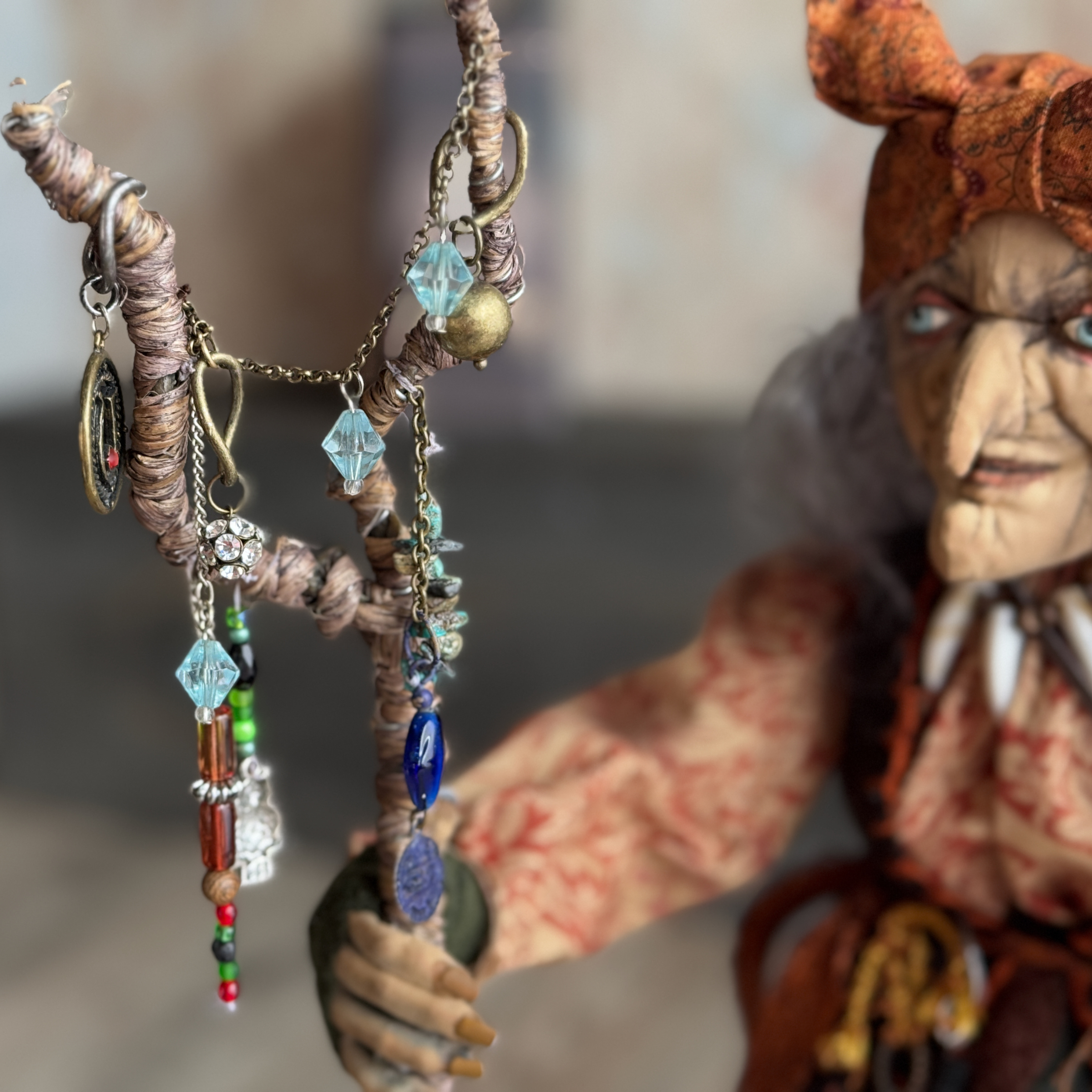 Old Hag of the Woods; a Woodland Witch or Gypsy Figure III