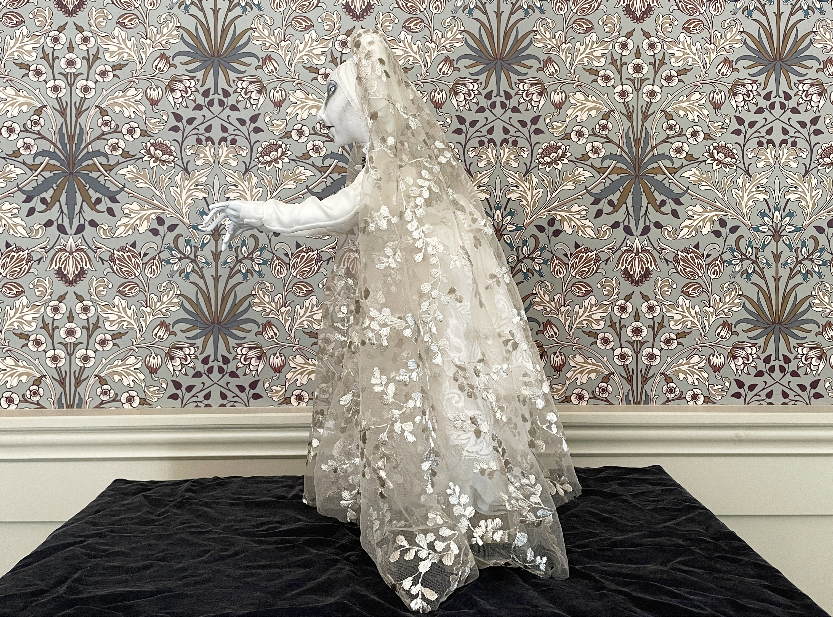 One of a Kind Handmade Halloween Ghost Doll Cordelia
