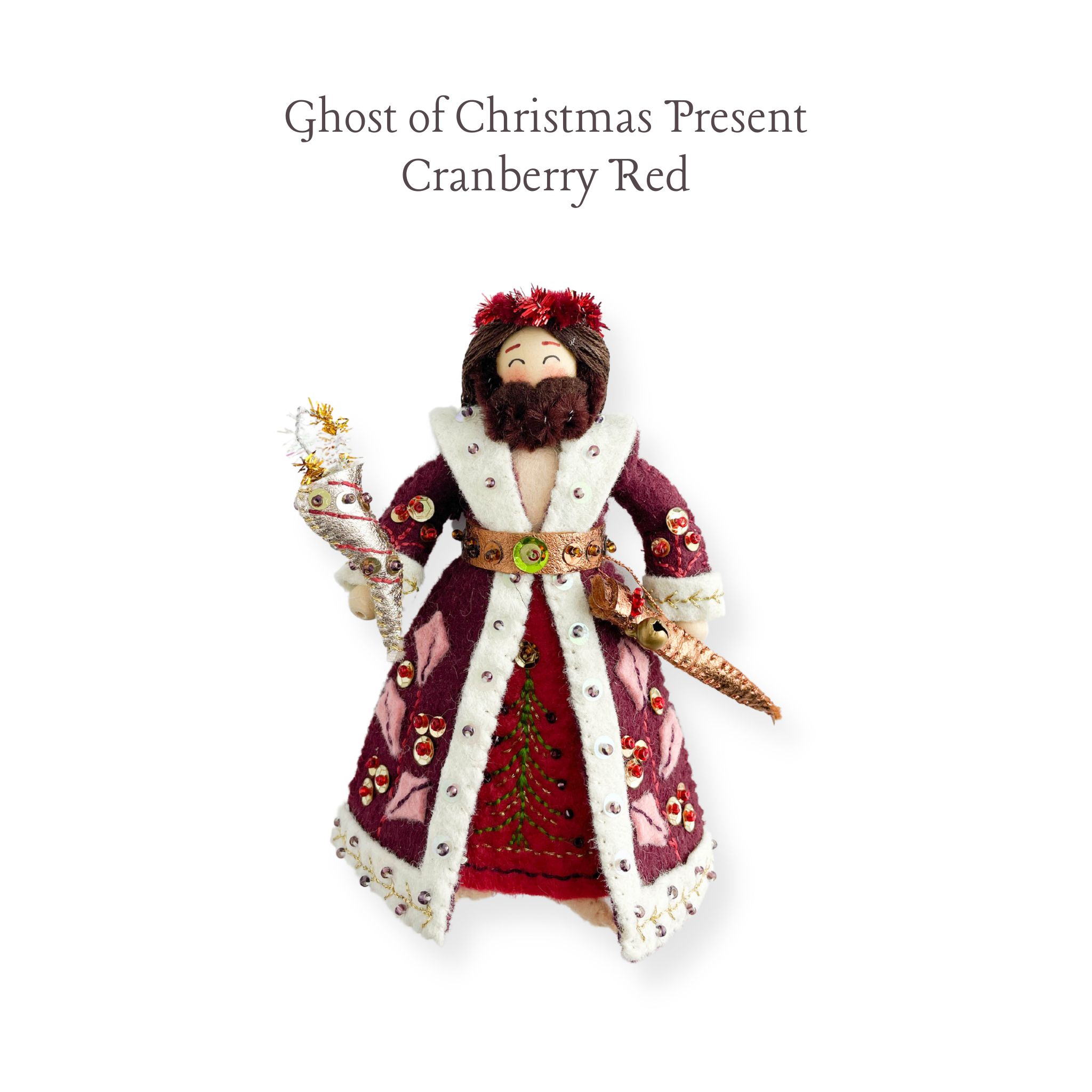 Ghost of Christmas Present Craft Kit Cranberry Red