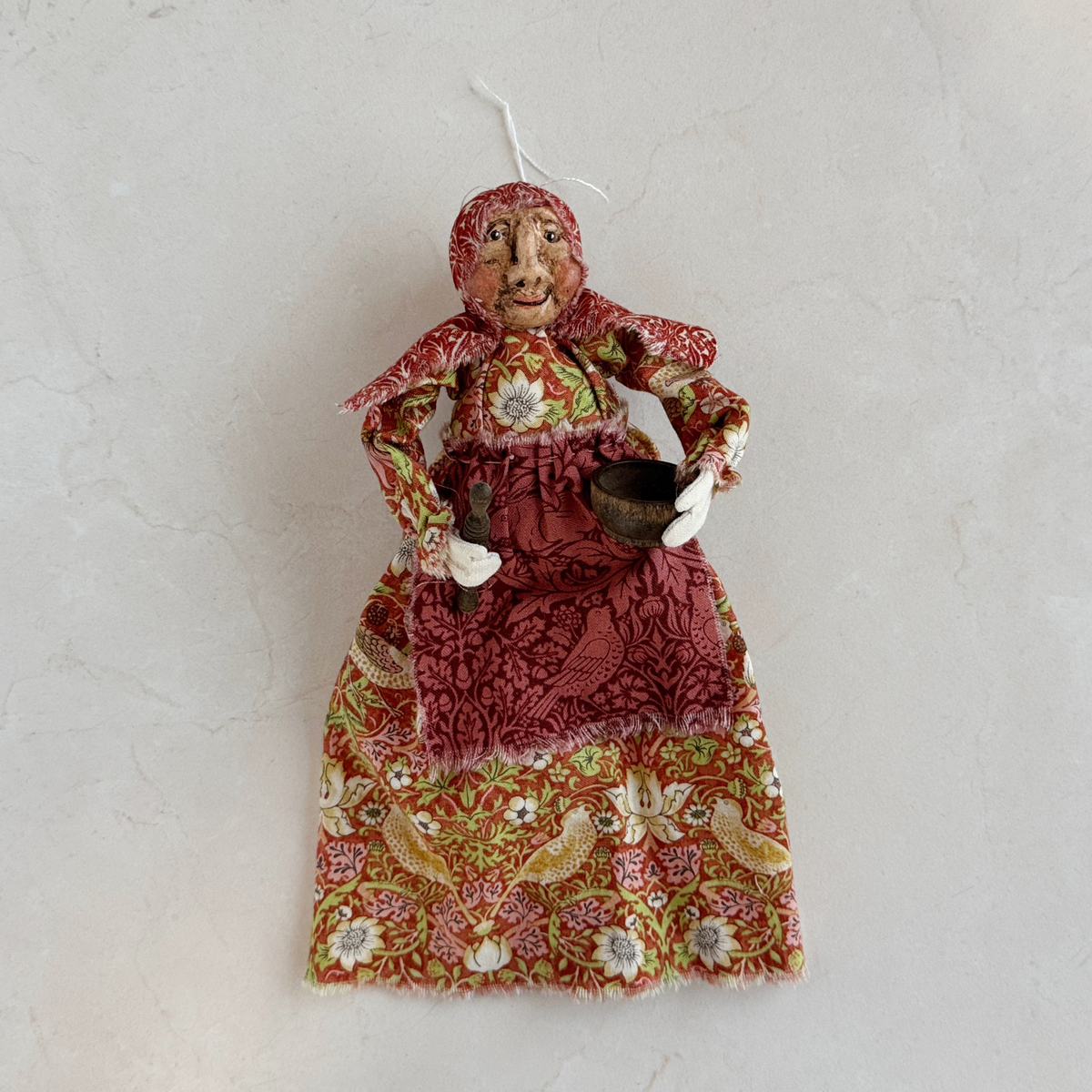 Handmade Kitchen Witch Hanging Figure