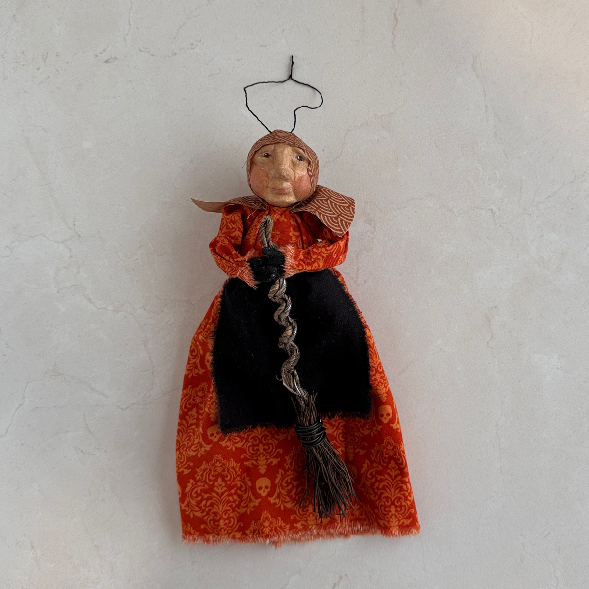 Handmade Kitchen Witch Hanging Figure