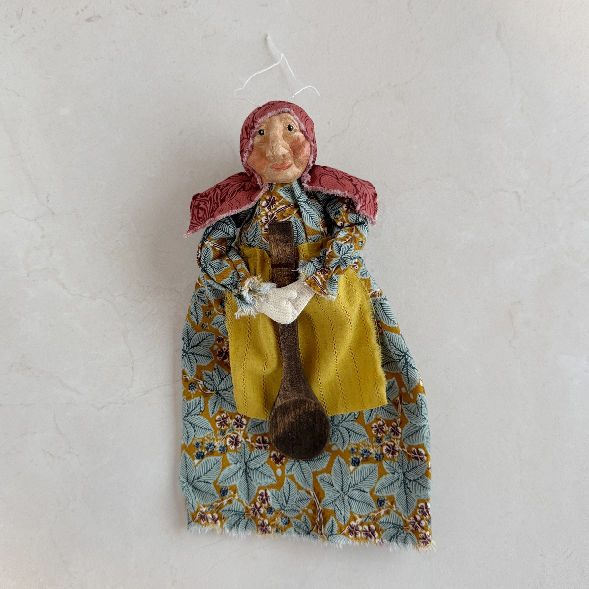 Handmade Kitchen Witch Hanging Figure