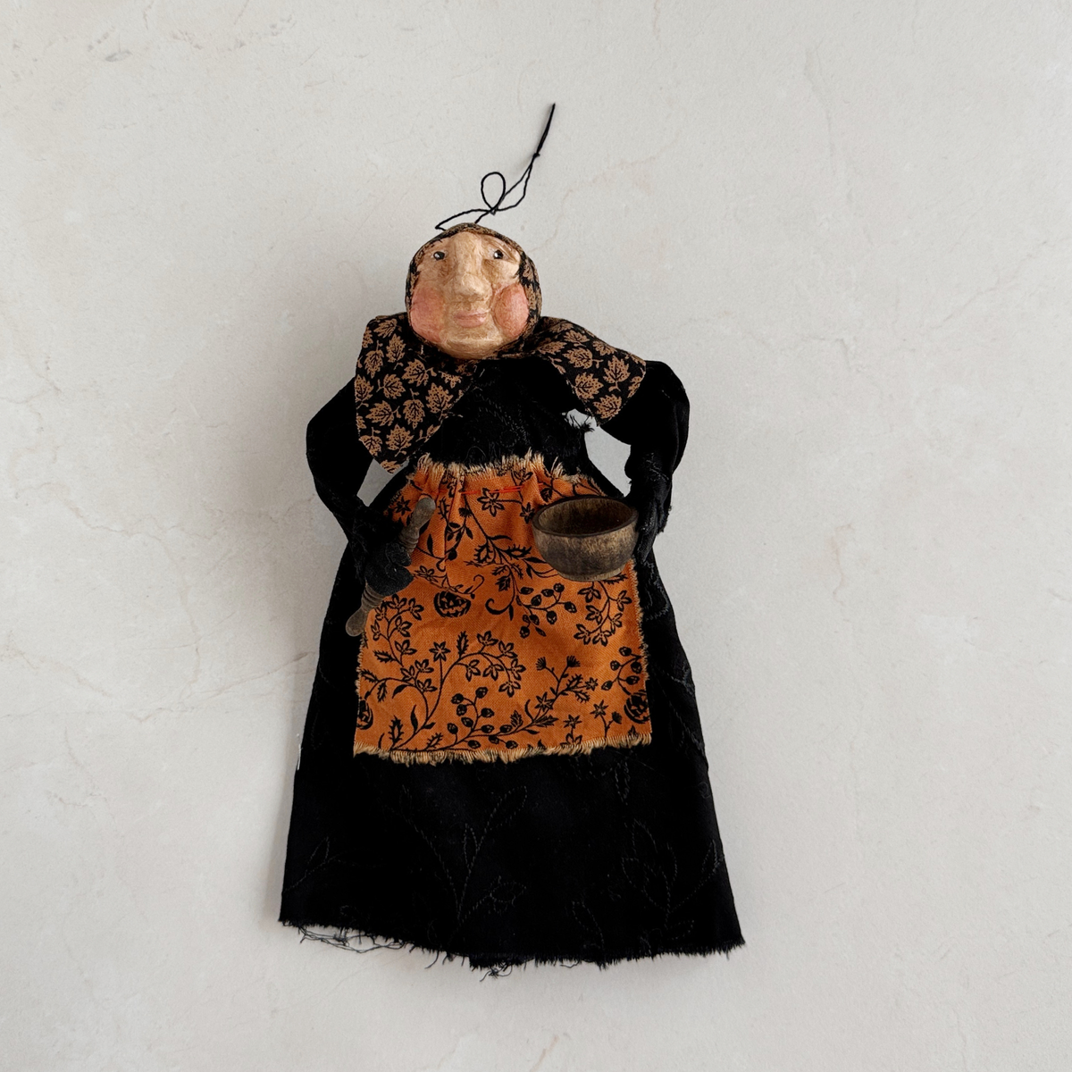 Handmade Kitchen Witch Hanging Figure