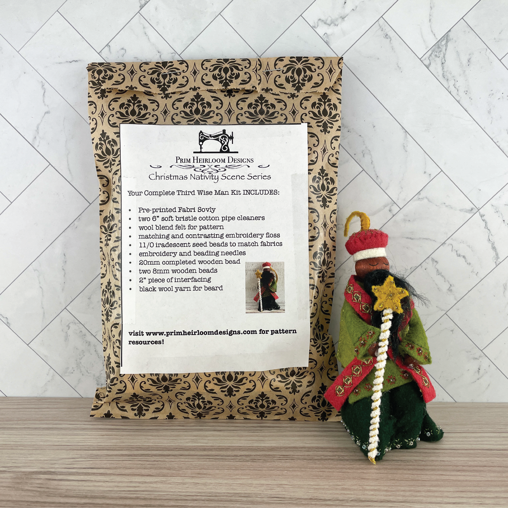 Christmas Nativity Series Third Wise Man Craft Kit