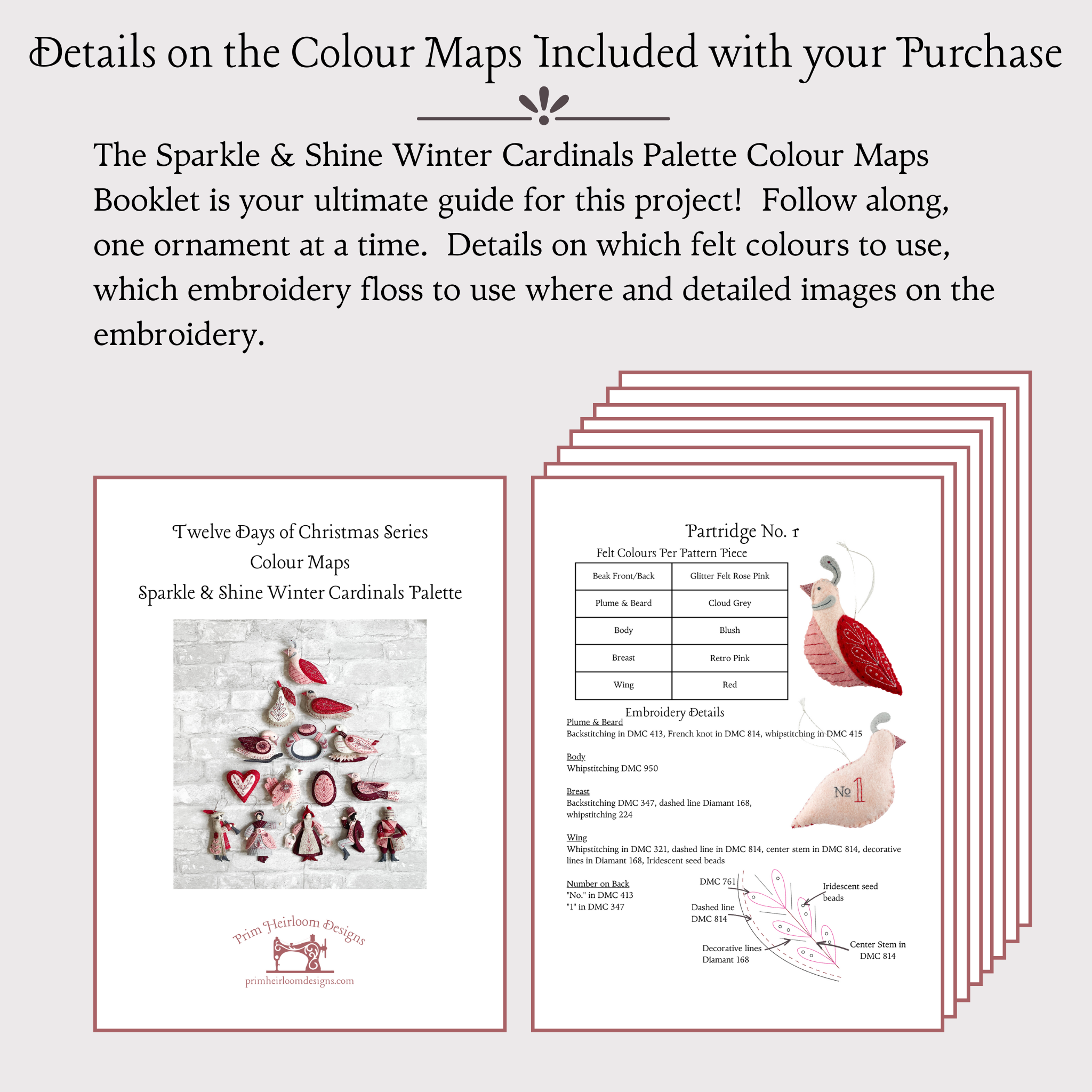 Sparkle & Shine Winter Cardinals Palette for the Twelve Days of Christmas Series