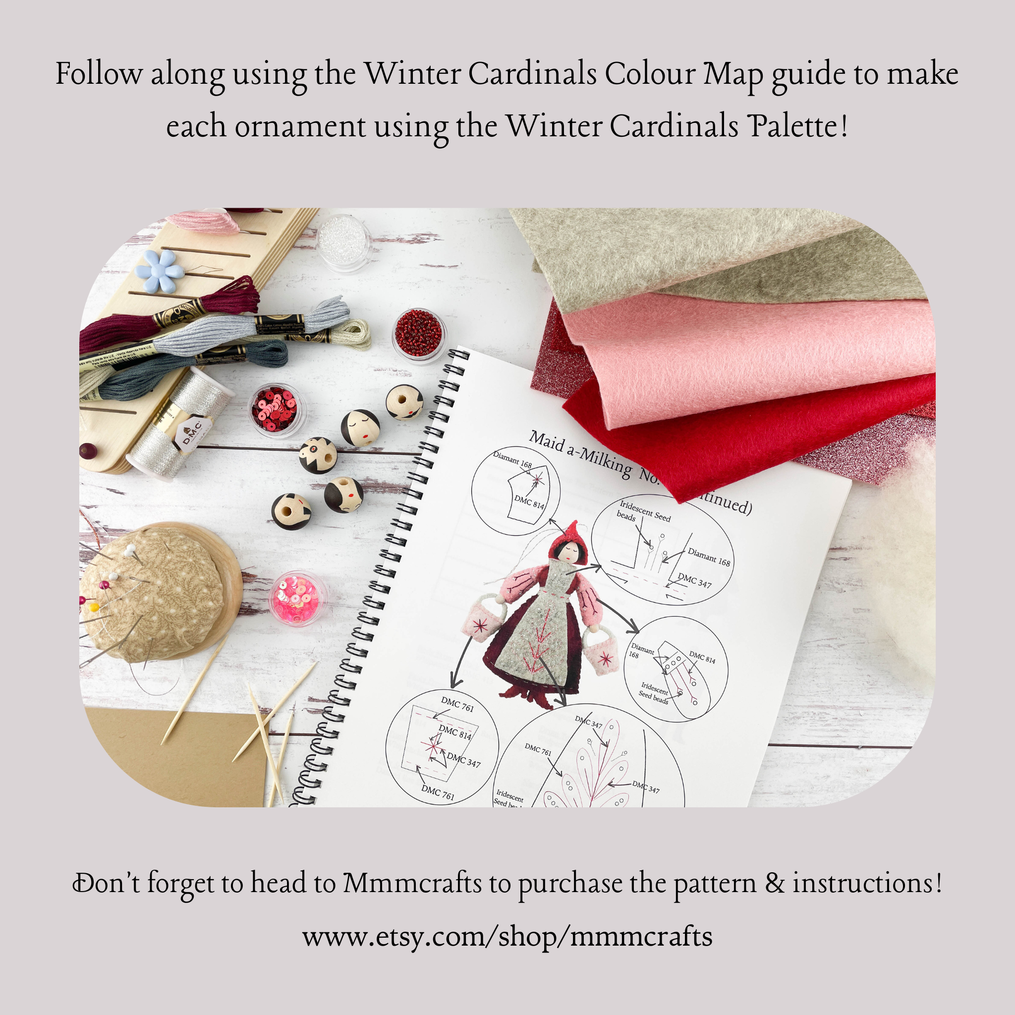 Sparkle & Shine Winter Cardinals Palette for the Twelve Days of Christmas Series