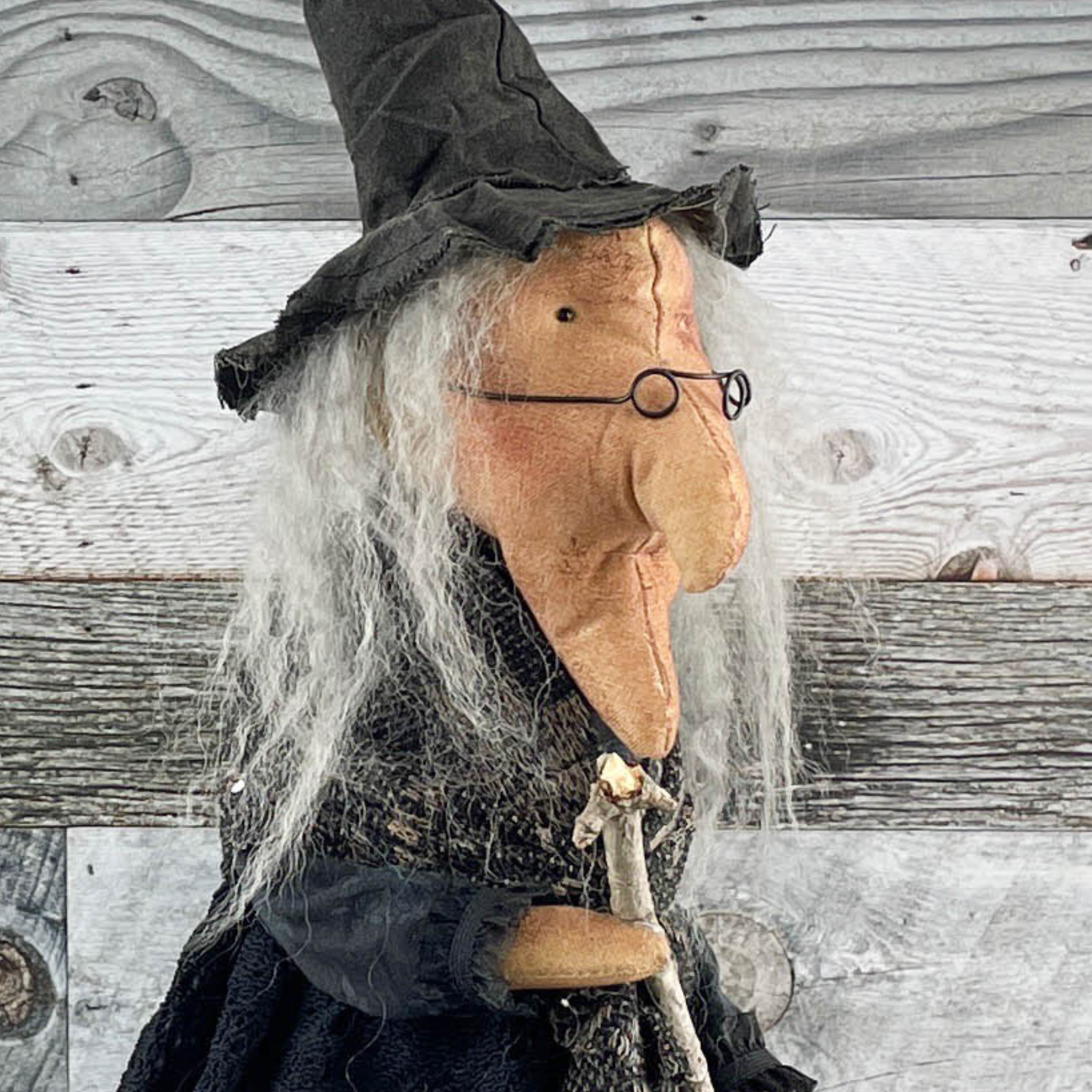 Harriet Hollows, Handmade Halloween Witch Doll