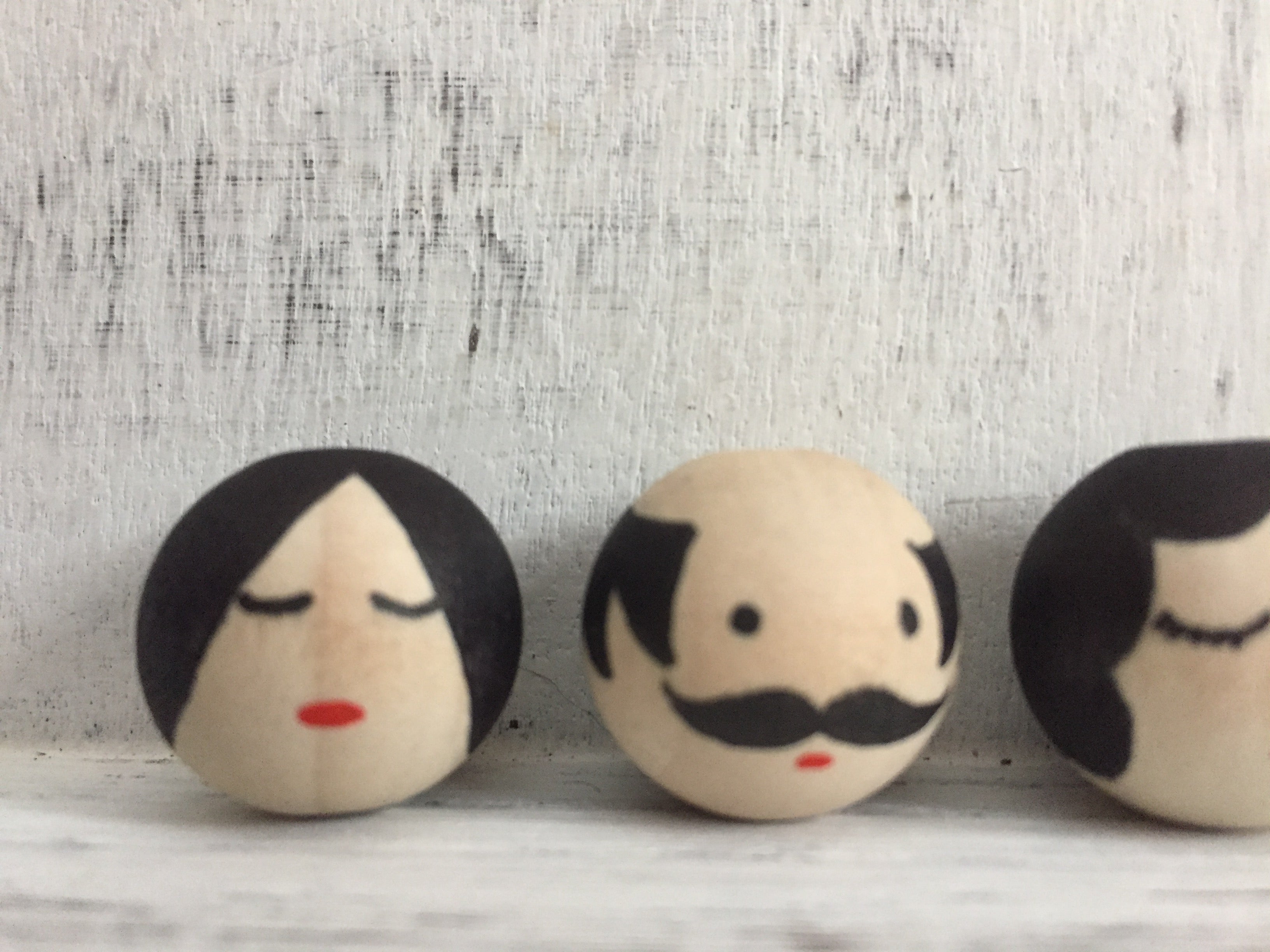 Twelve Days of Christmas Completed Heads 20mm size