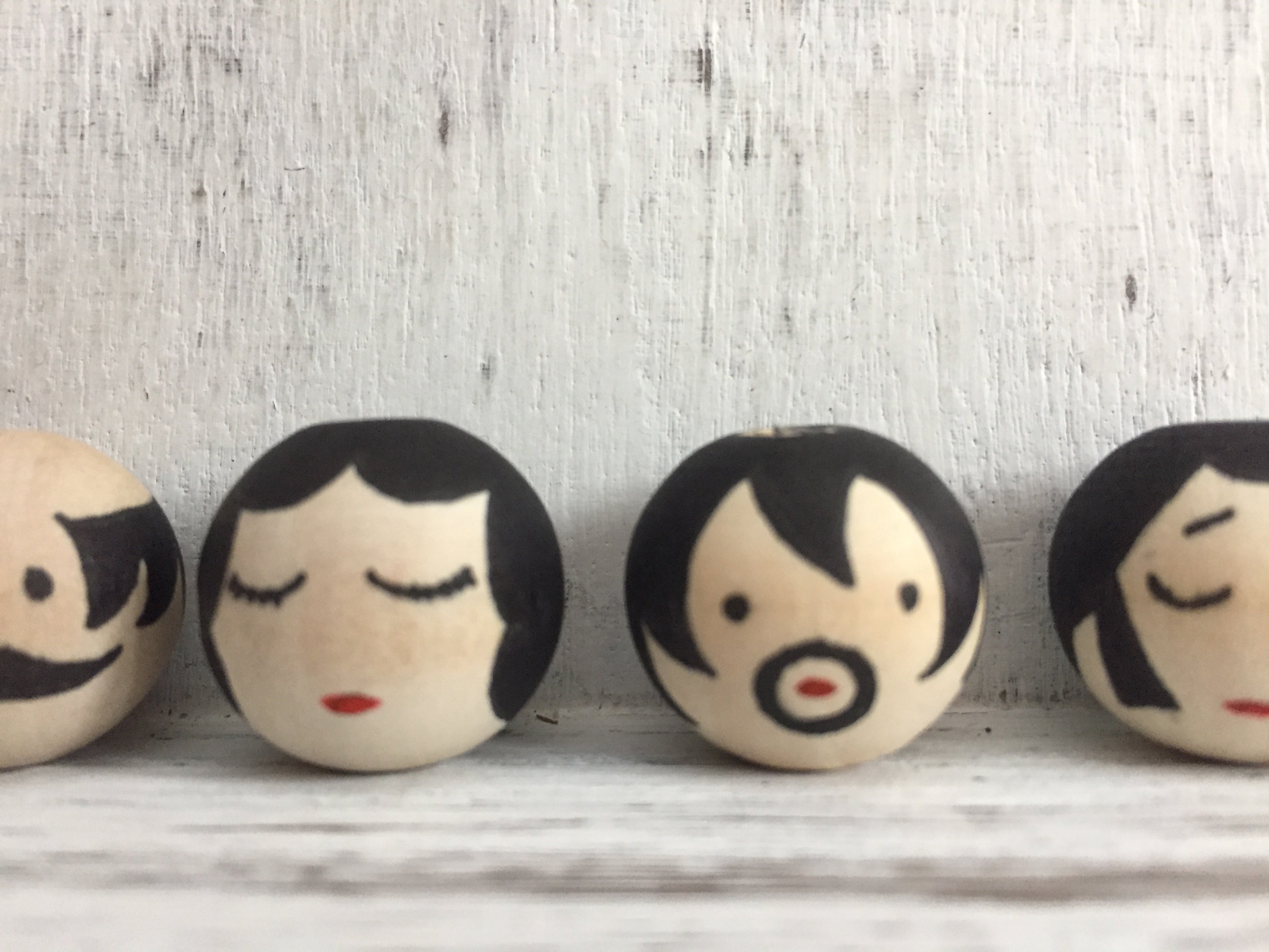 Twelve Days of Christmas Completed Heads 20mm size