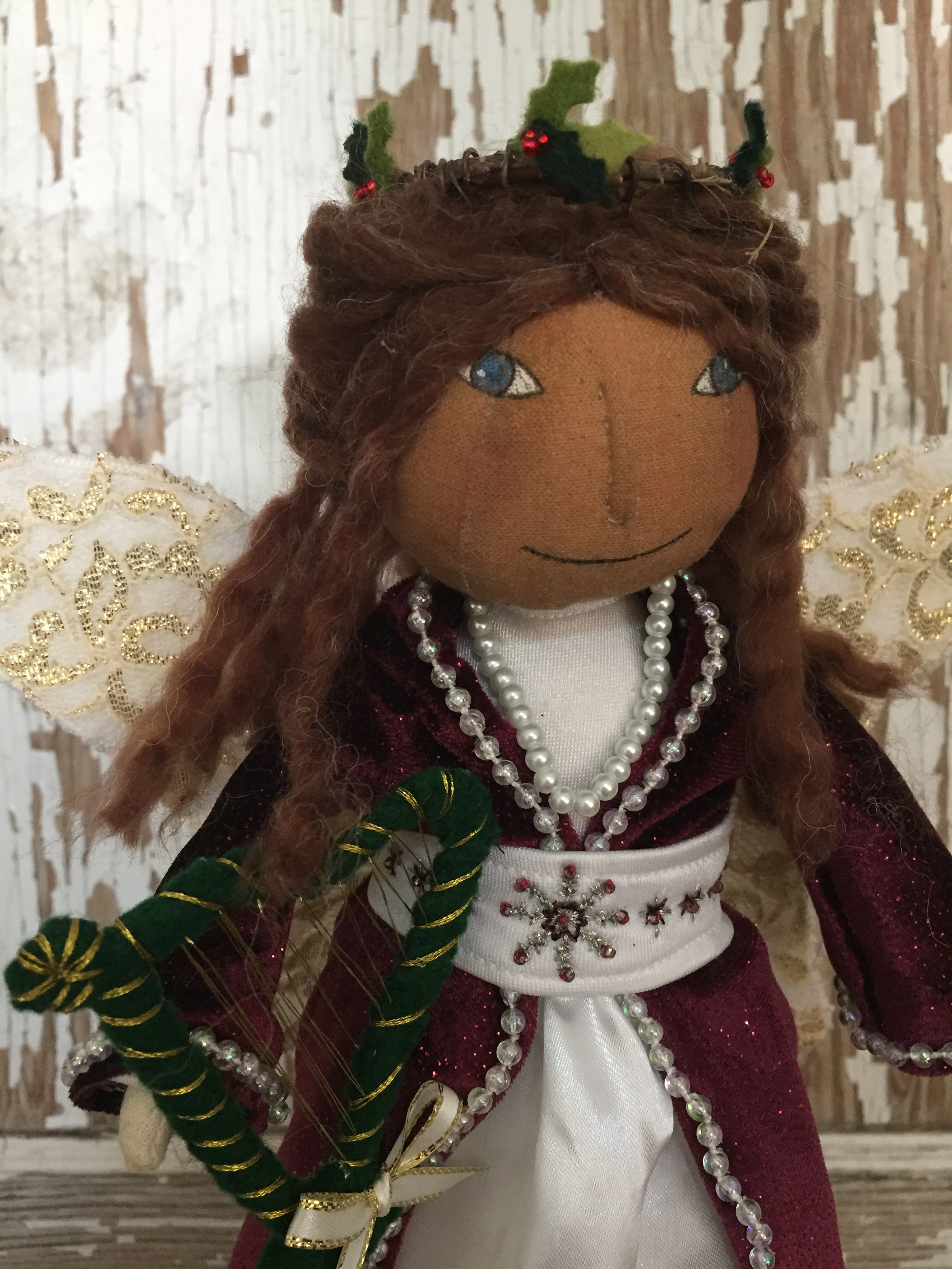 Christmas Angel Tree Topper Doll Sewing Pattern