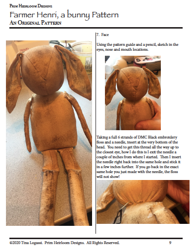 Farmer Henry, A Bunny Sewing Pattern