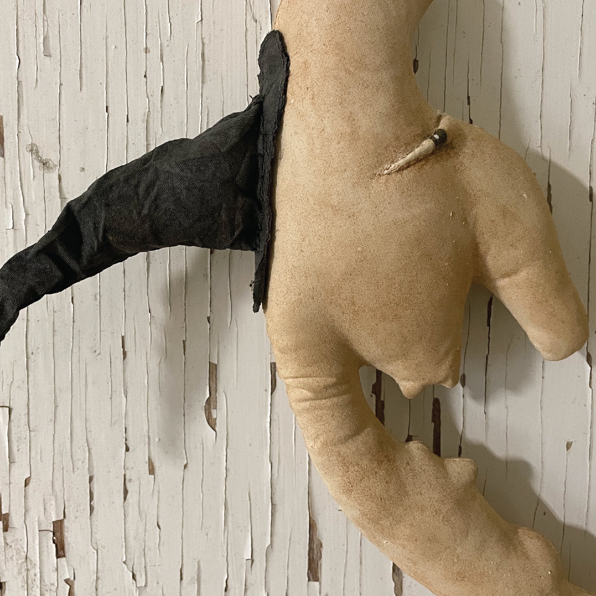 One of a Kind Hand Made Halloween Witch in the Moon Door Hanger