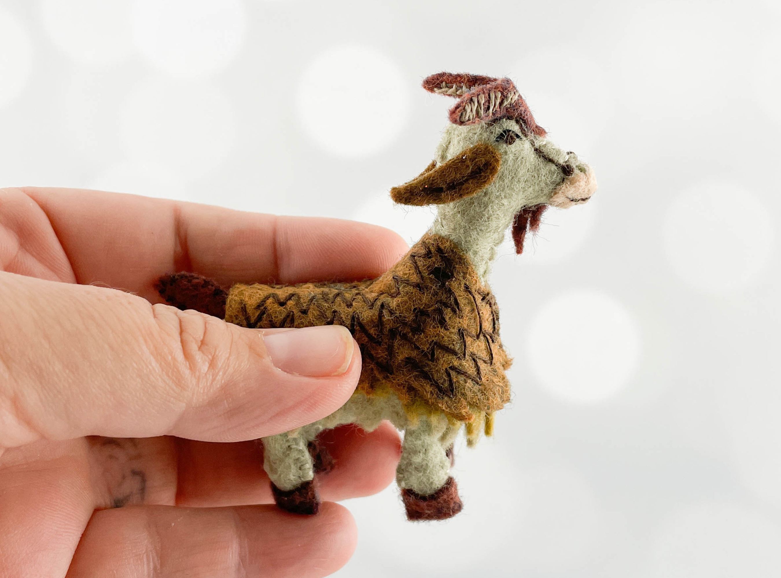 Nativity Scene Series PDF Pattern The Goat