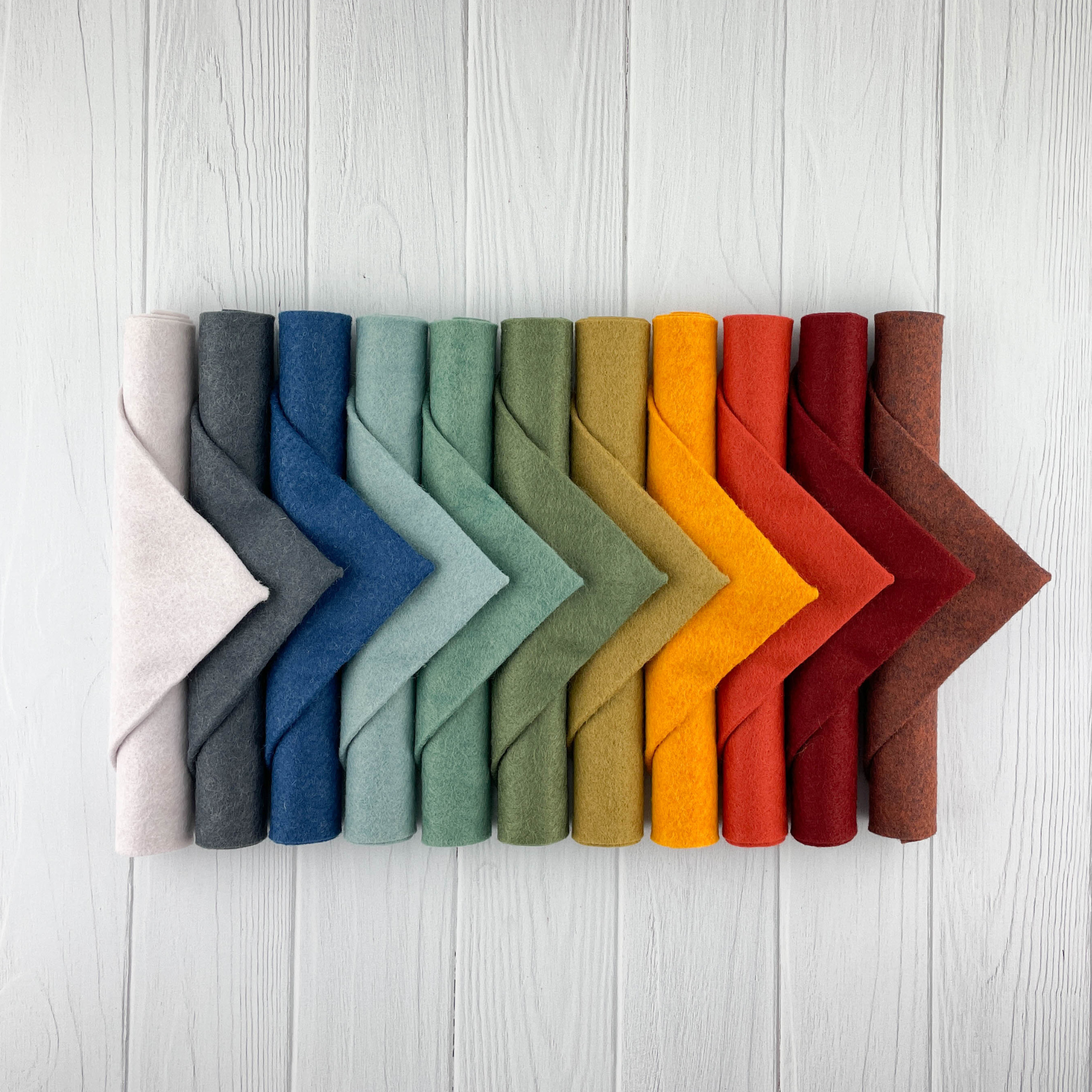 Victorian Workshop Palette Merino Wool Blend Felt Sheets