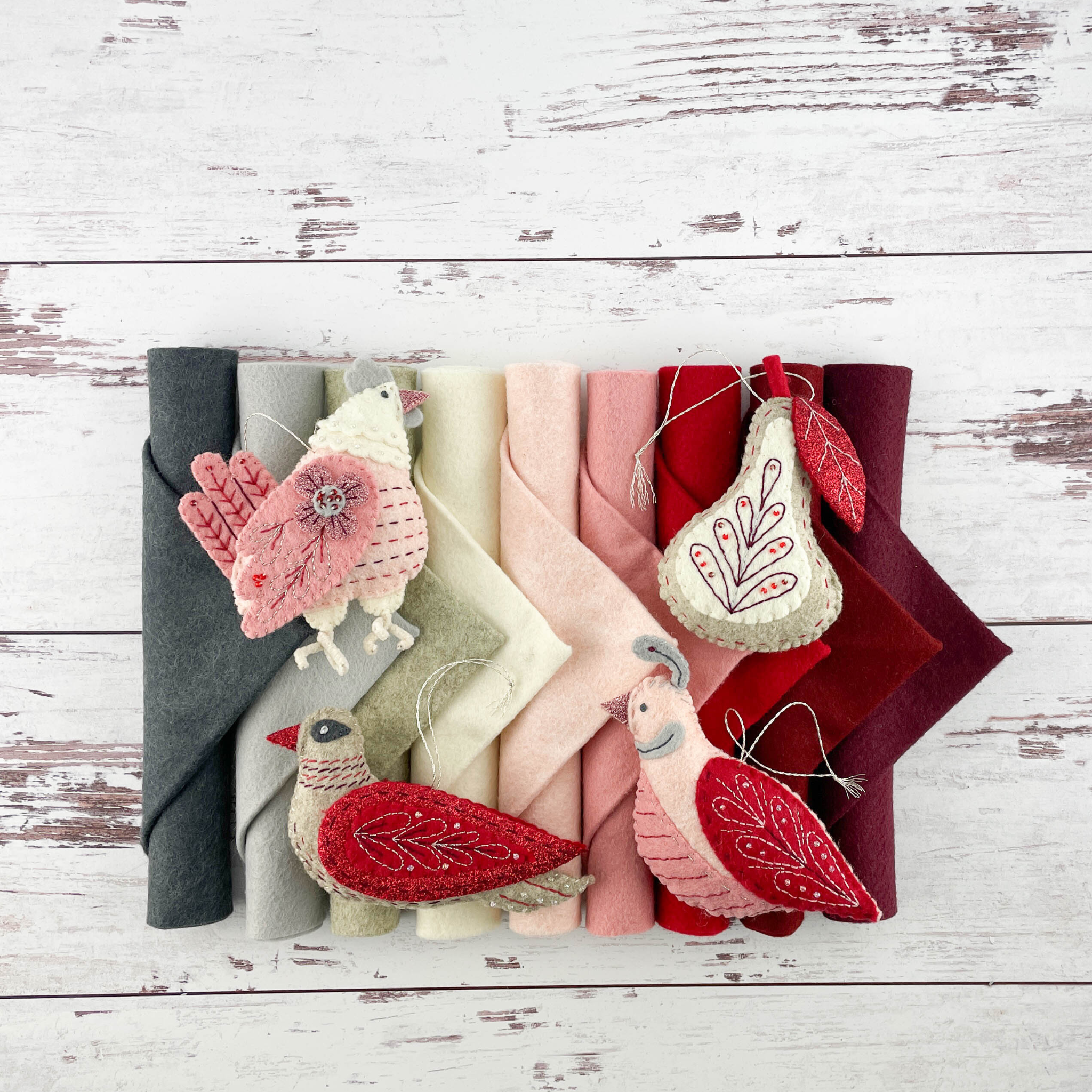 Sparkle & Shine Winter Cardinals Palette for the Twelve Days of Christmas Series