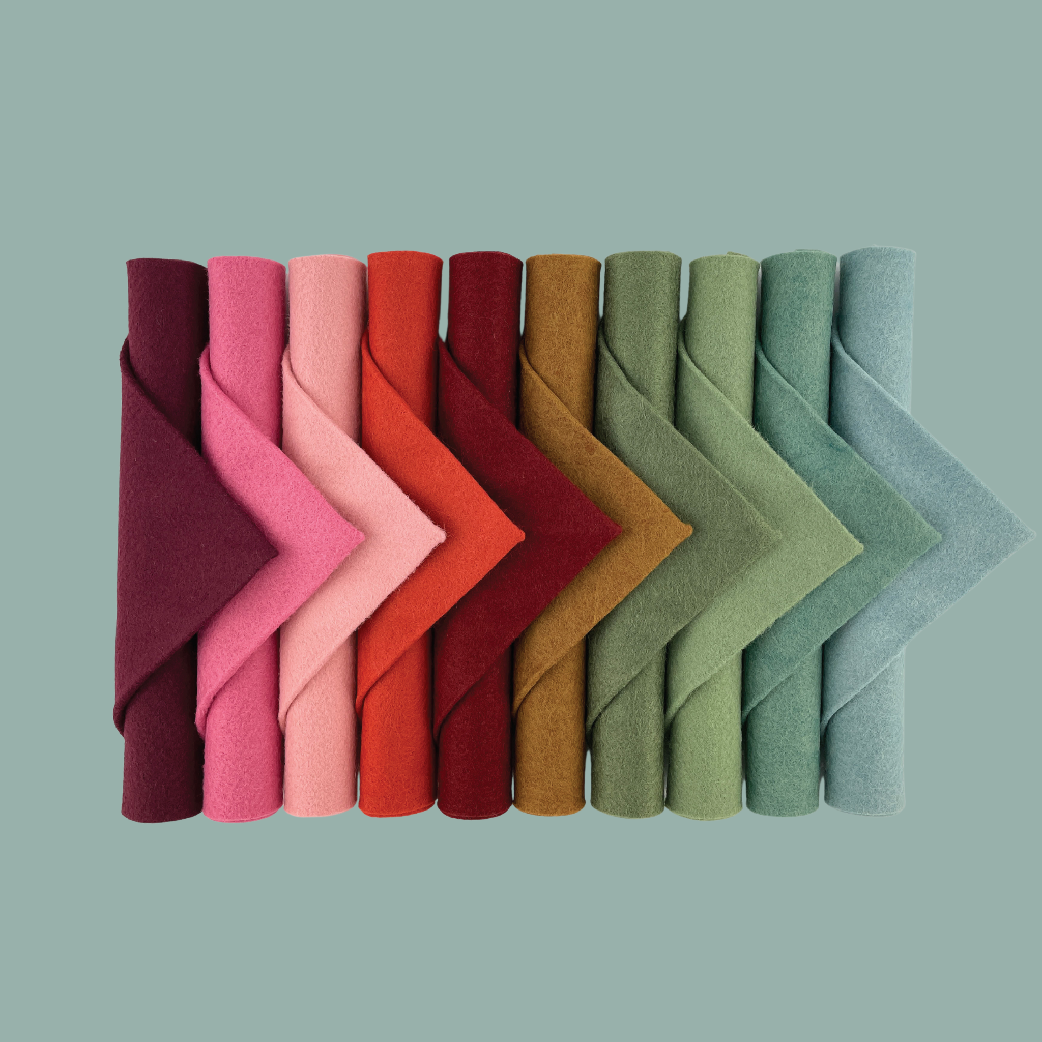 Cottagecore Palette Merino Wool Blend Felt Sheets