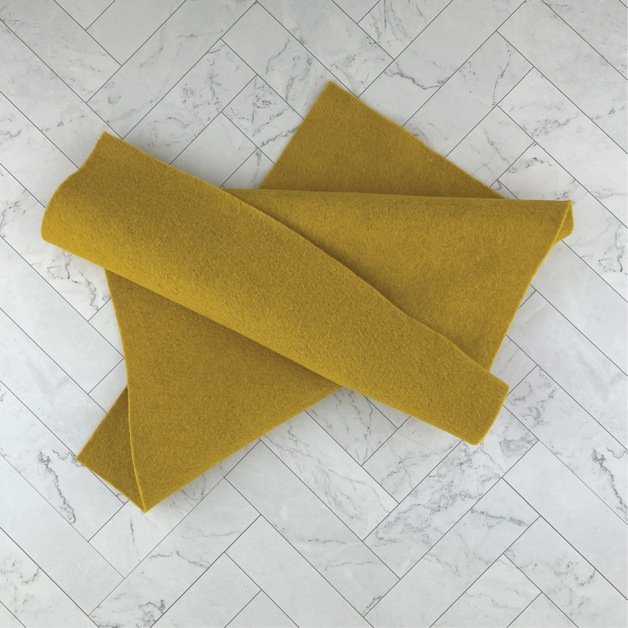 Antique Gold Wool Blend Felt