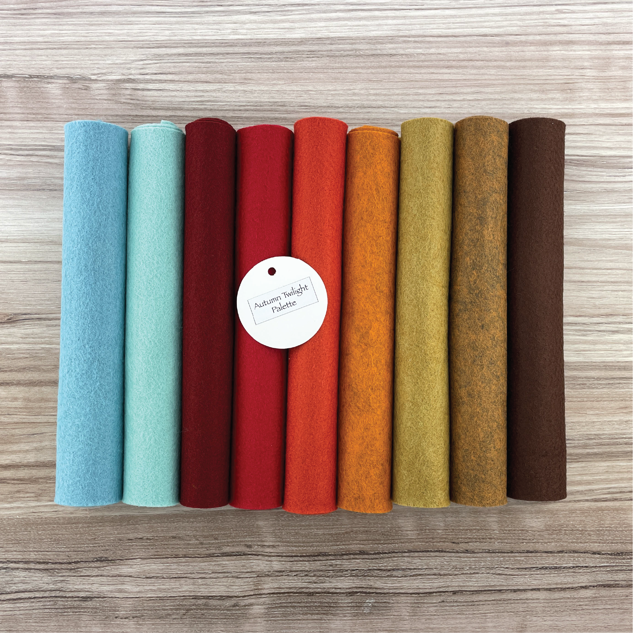 Brown Wool Blend Felt