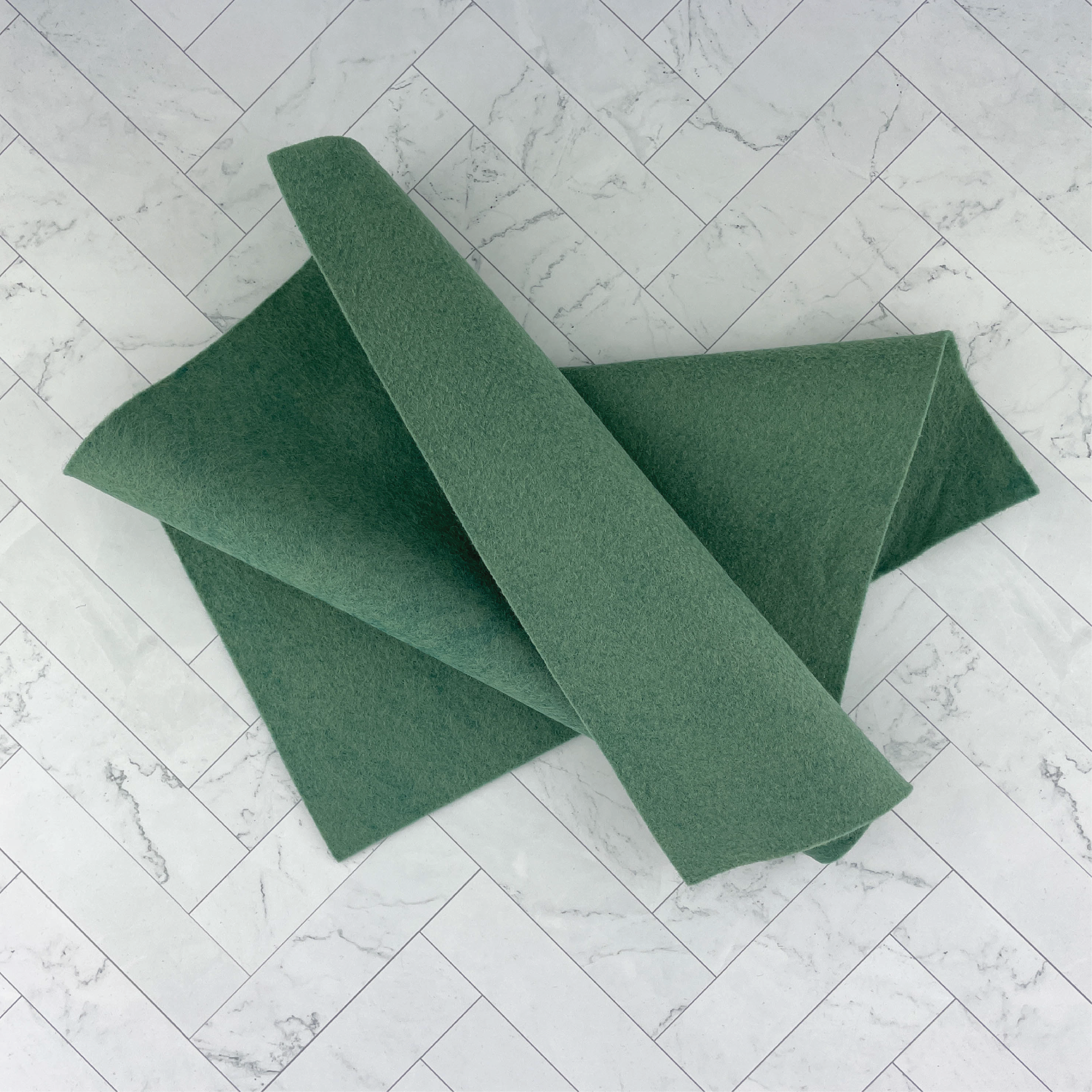 Blue Spruce Wool Blend Felt