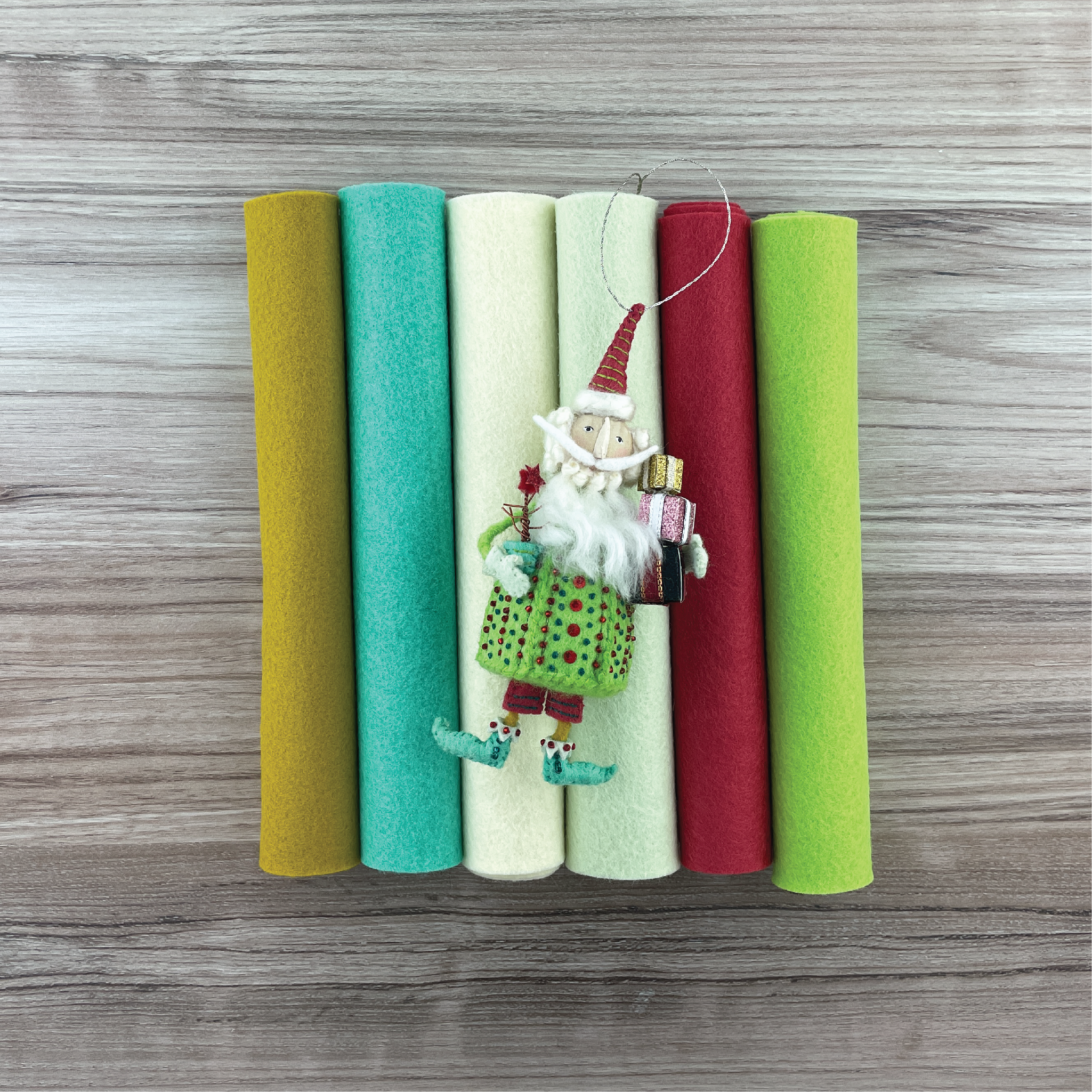 Antique Gold Wool Blend Felt