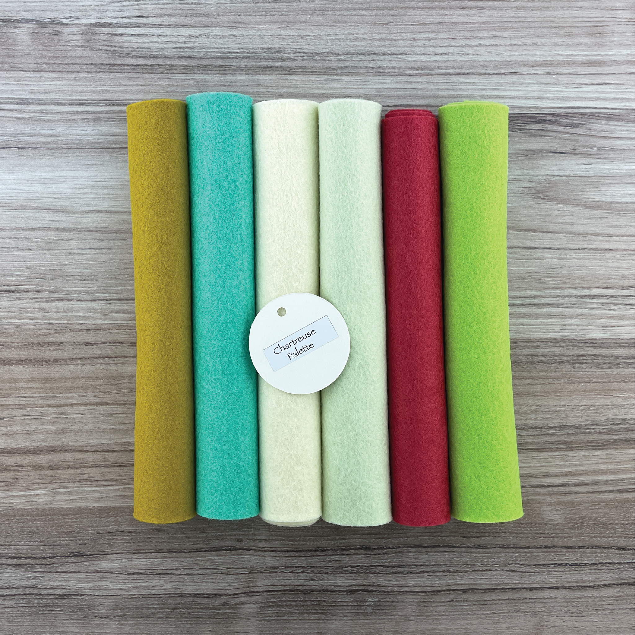 Mint Wool Blend Felt