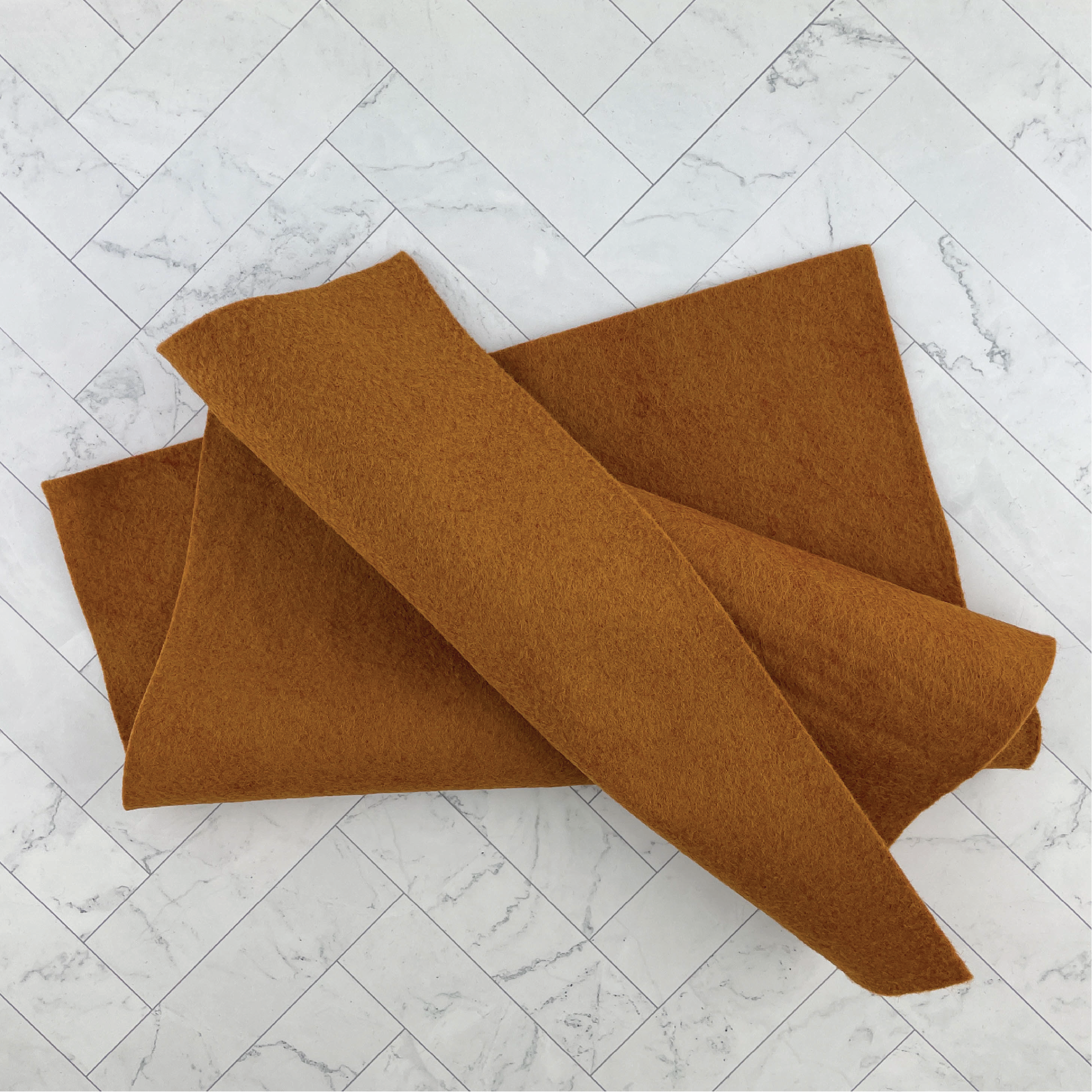 Cinnamon Wool Blend Felt