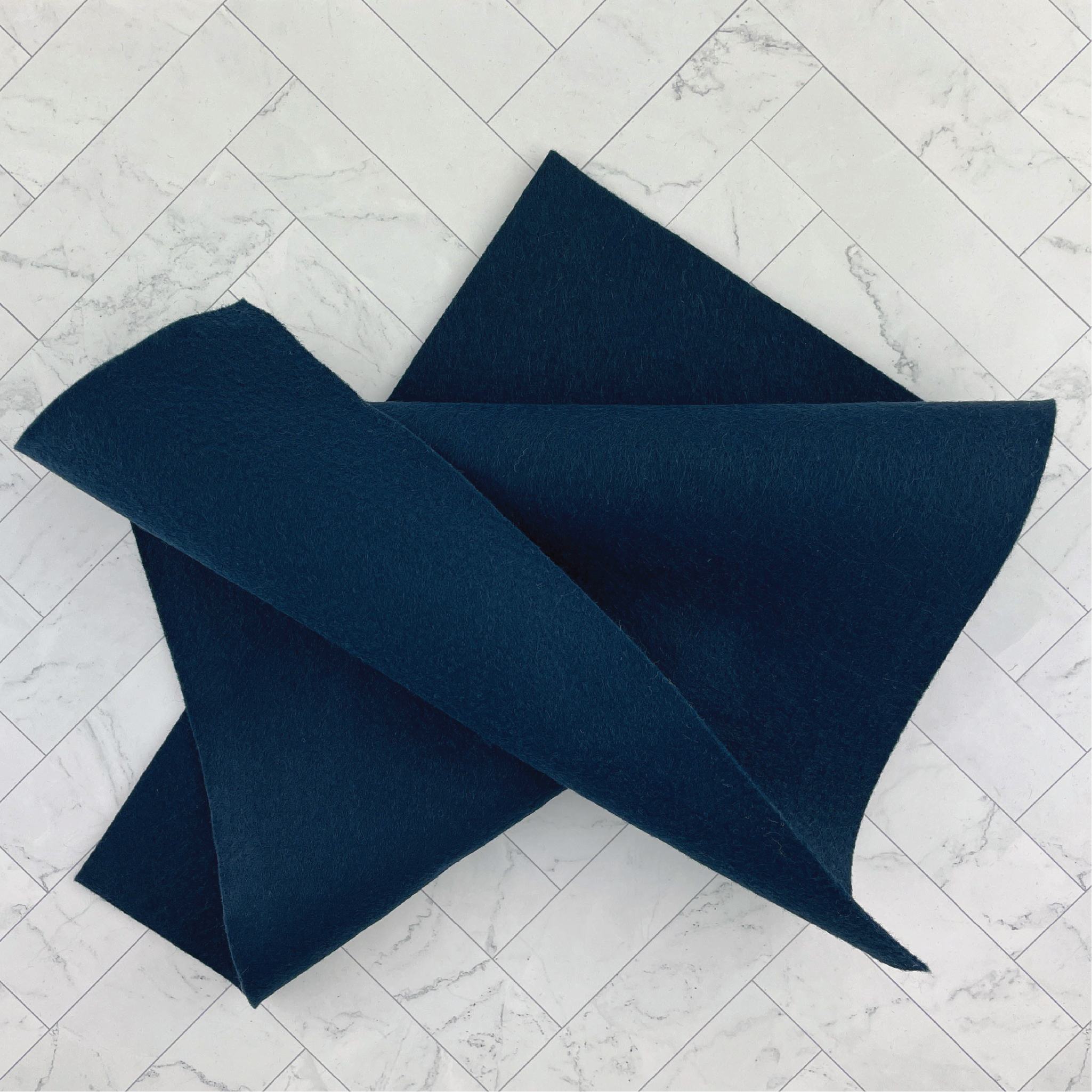Columbia Blue Wool Blend Felt